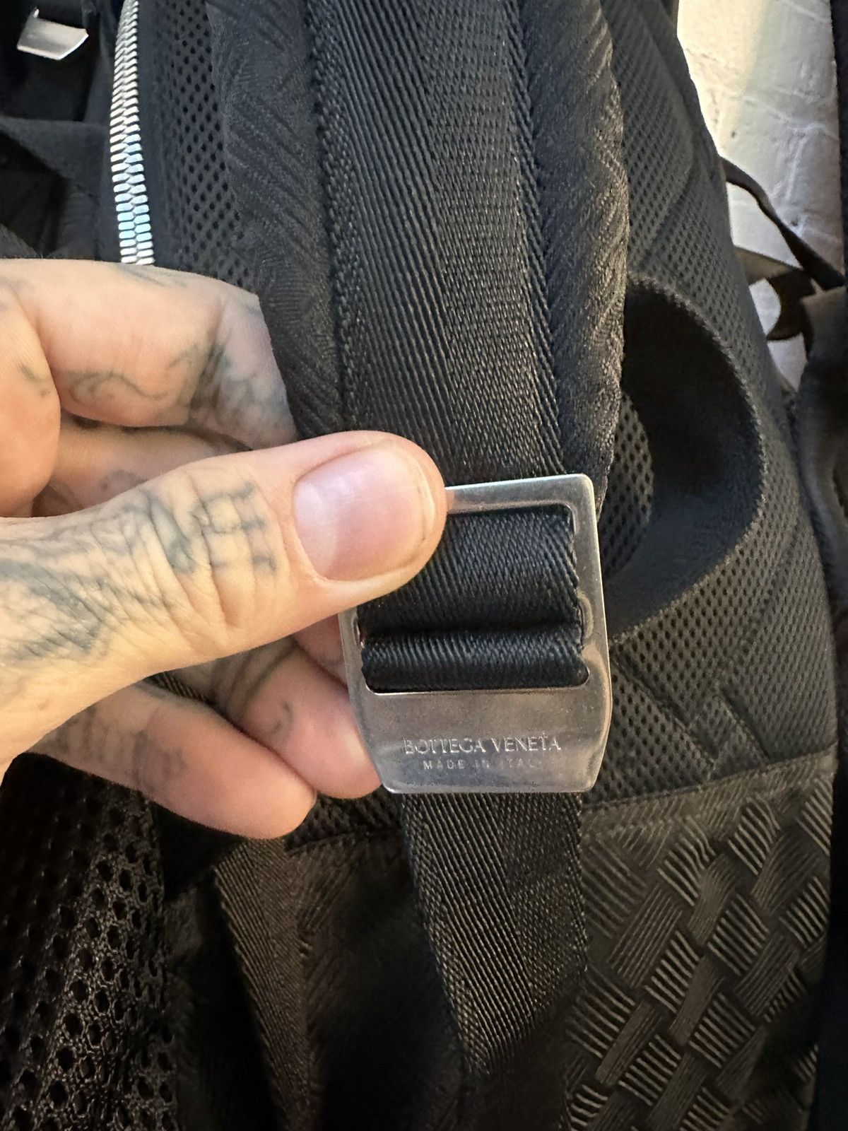 Bottega Veneta Bottega XXL Oversized Cargo Black Backpack Bookbag Travel Size ONE SIZE - 13 Thumbnail