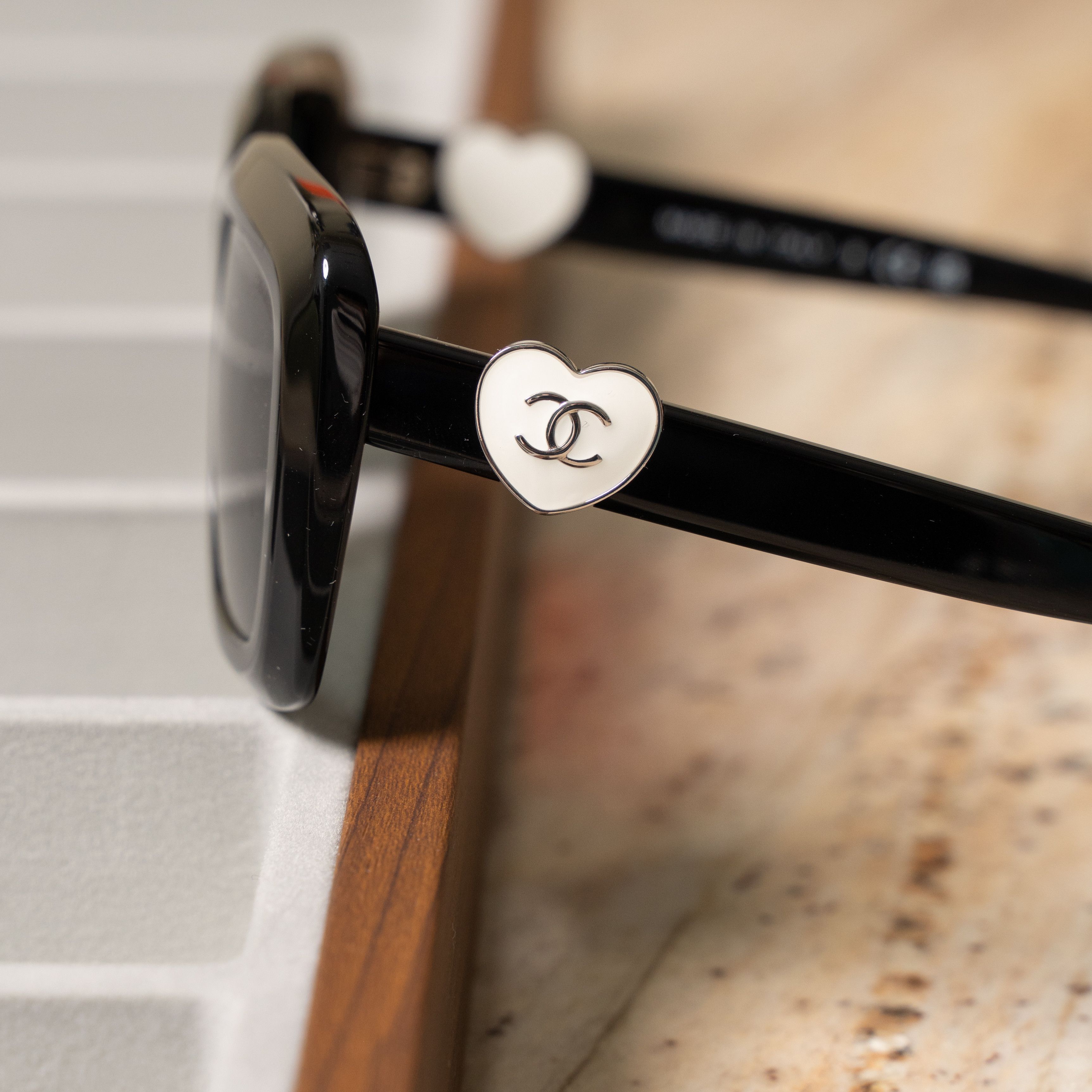 Chanel CHANEL 0CH5520 C501S4 Sunglasses BLACK Size ONE SIZE - 3 Thumbnail