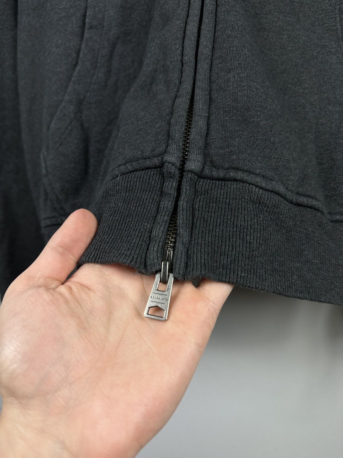 Allsaints Allsaints Wilde Hoody Full Zip Hoodie Size US XL / EU 56 / 4 - 7 Thumbnail