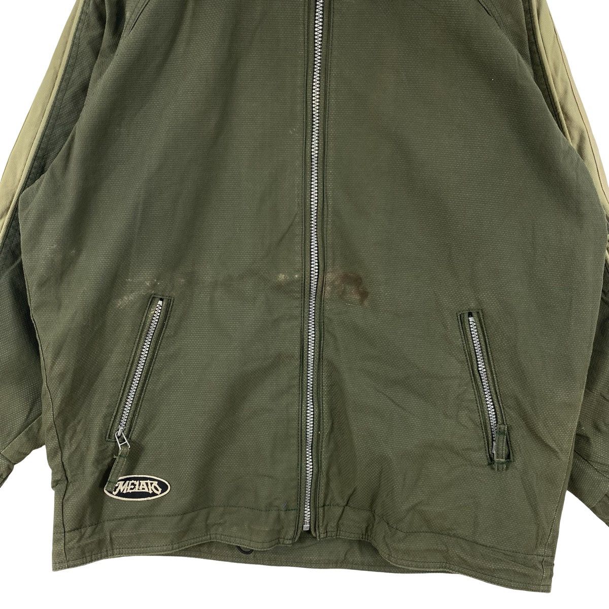 Ellesse Vintage ELLESSE Hooded Jacket Olive Full Zip Fleece Size US S / EU 44-46 / 1 - 6 Thumbnail