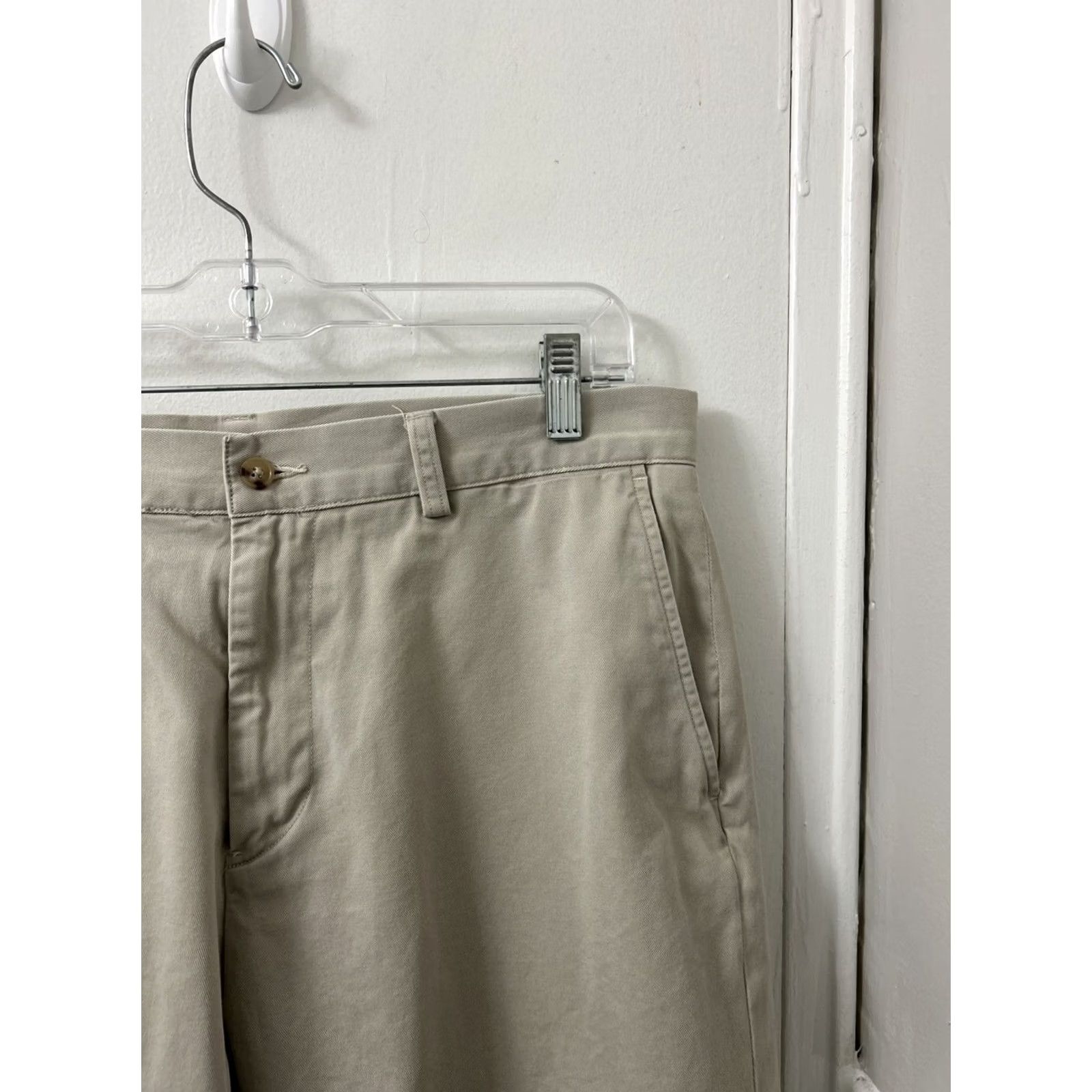Polo Ralph Lauren Polo Ralph Lauren Chino Shorts Mens 33 Beige Flat Front 9" YKK Classic Fit Cotton Elastane Pocketed Beach Golf Casual Size US XS / EU 42 / 0 - 4 Thumbnail