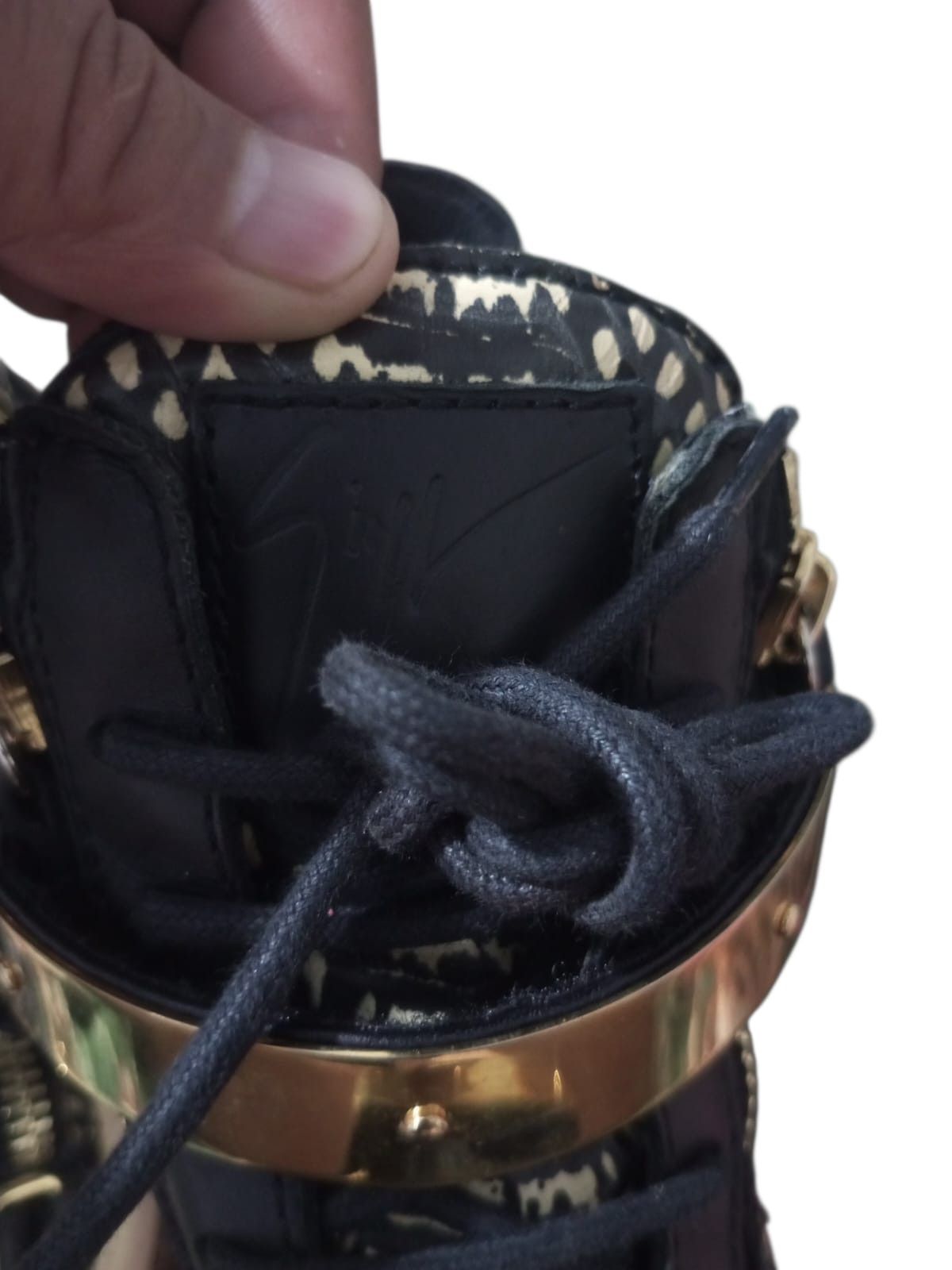 Giuseppe Zanotti Giuseppe zanotti snakes skin high top sneakers Size US 5 / IT 35 - 7 Thumbnail