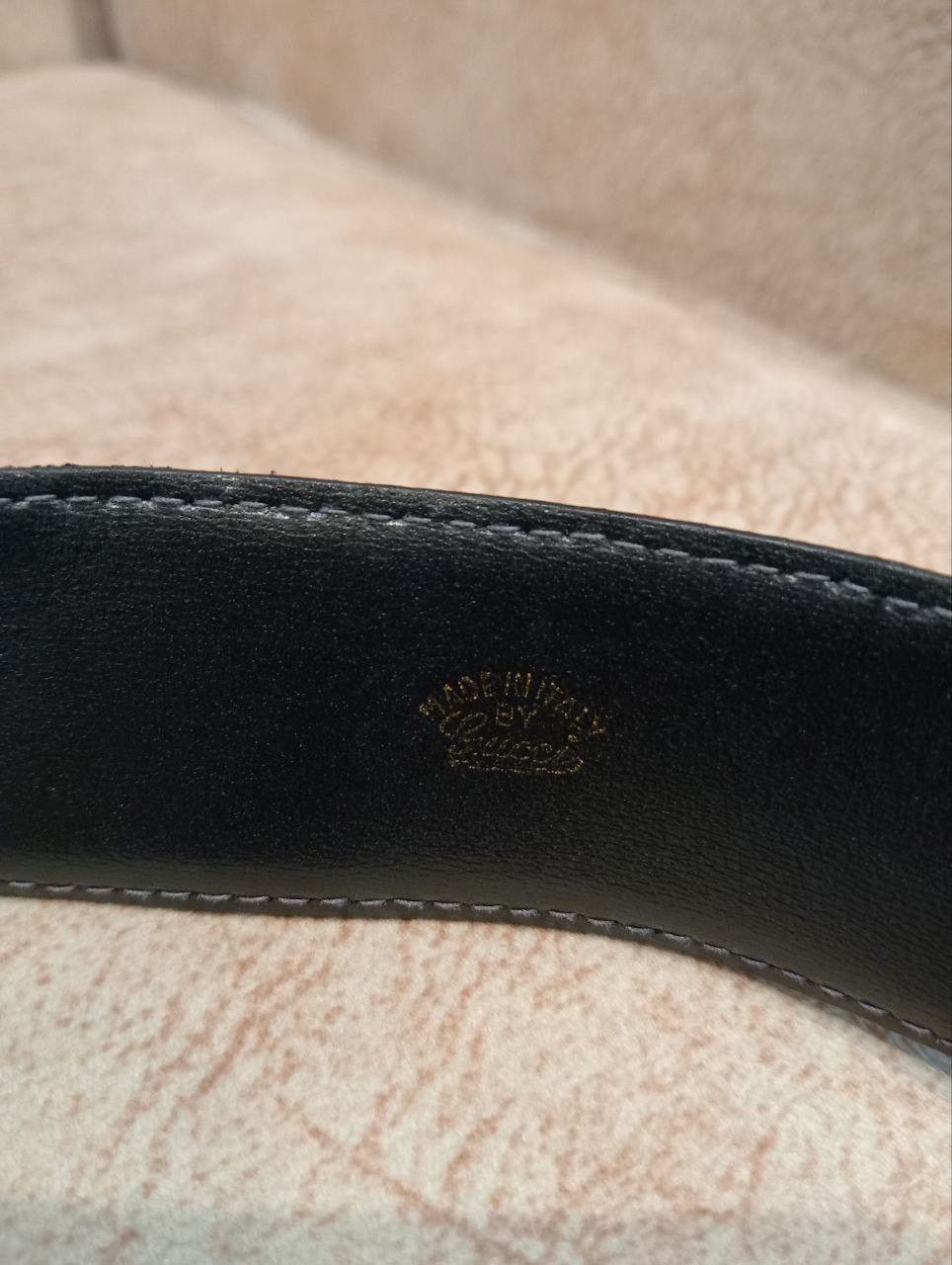 Gucci VINTAGE GUCCI LEATHER BELT WITH GOLD-TONE BUCKLE SIZE 70 Size ONE SIZE - 6 Thumbnail