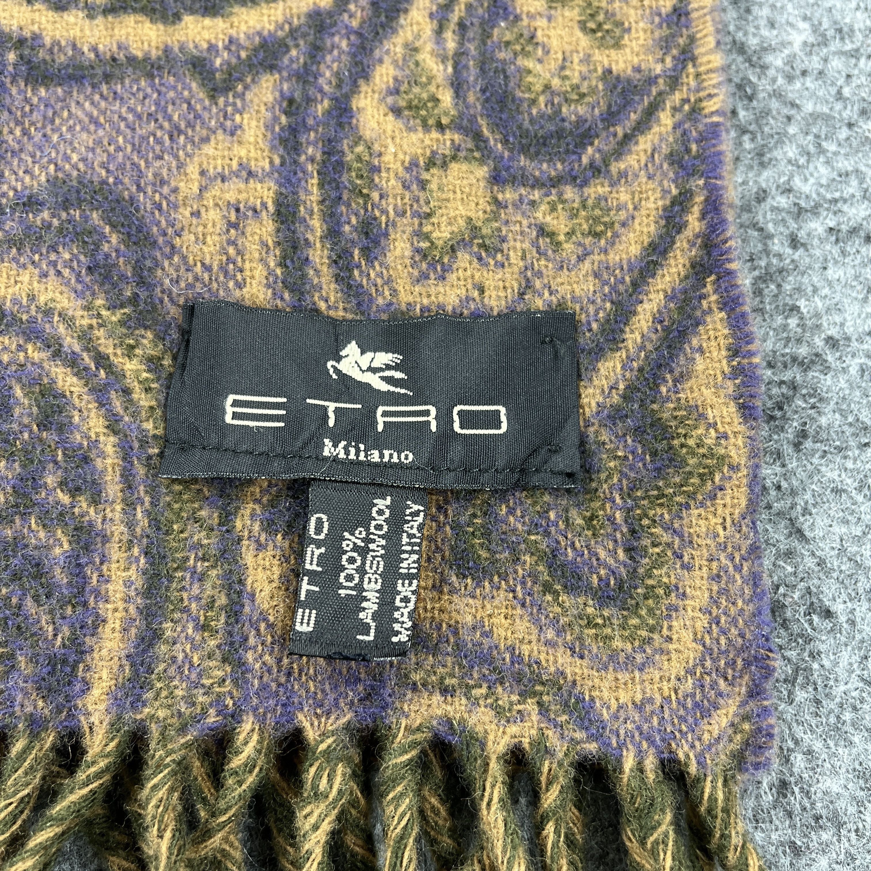 Etro Etro Paisley Scarf / Muffler / Neckwear T1499 Size ONE SIZE - 4 Thumbnail