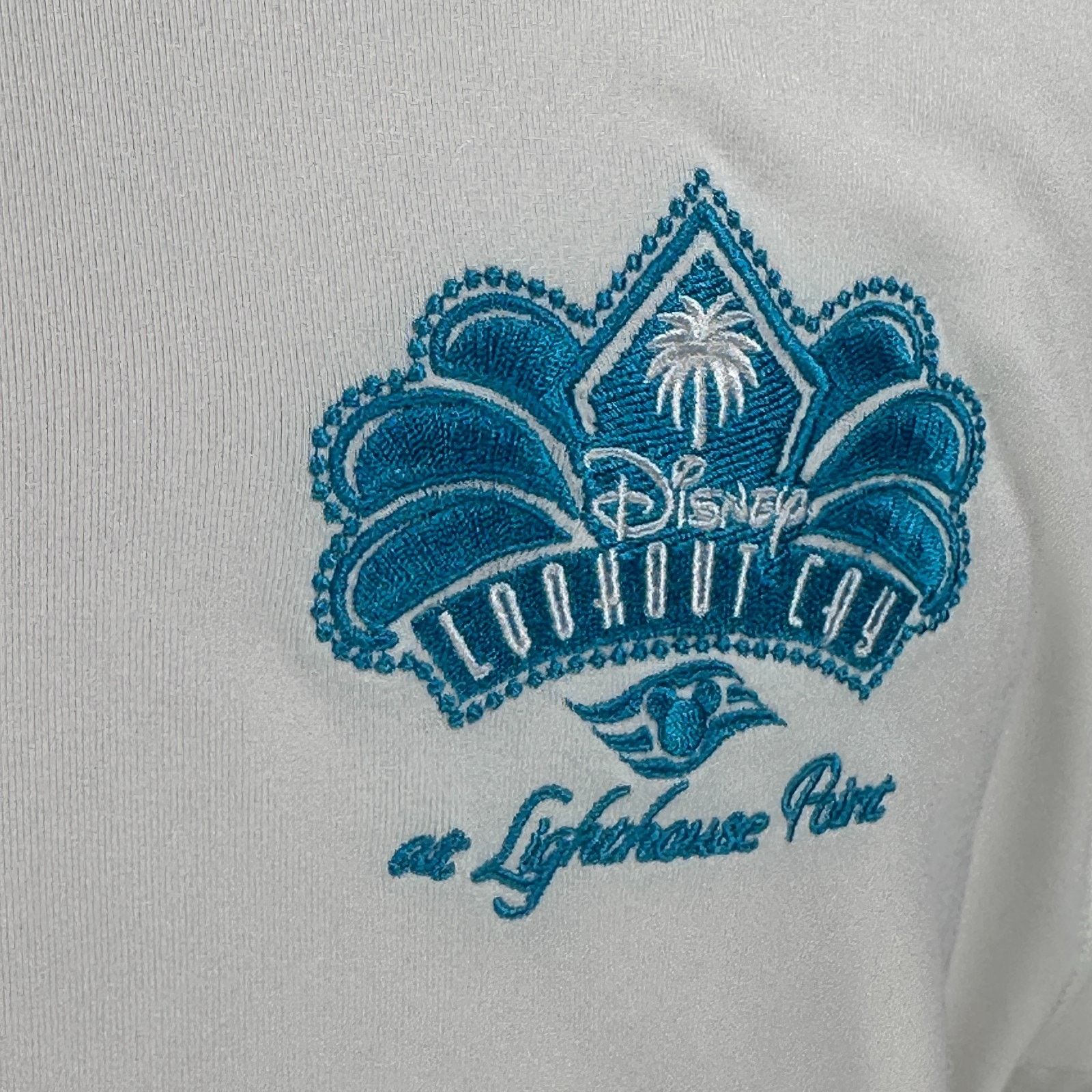 Disney Disney Cruise Line Point Lookout Cay Polo Shirt Men M White Size US M / EU 48-50 / 2 - 2 Thumbnail