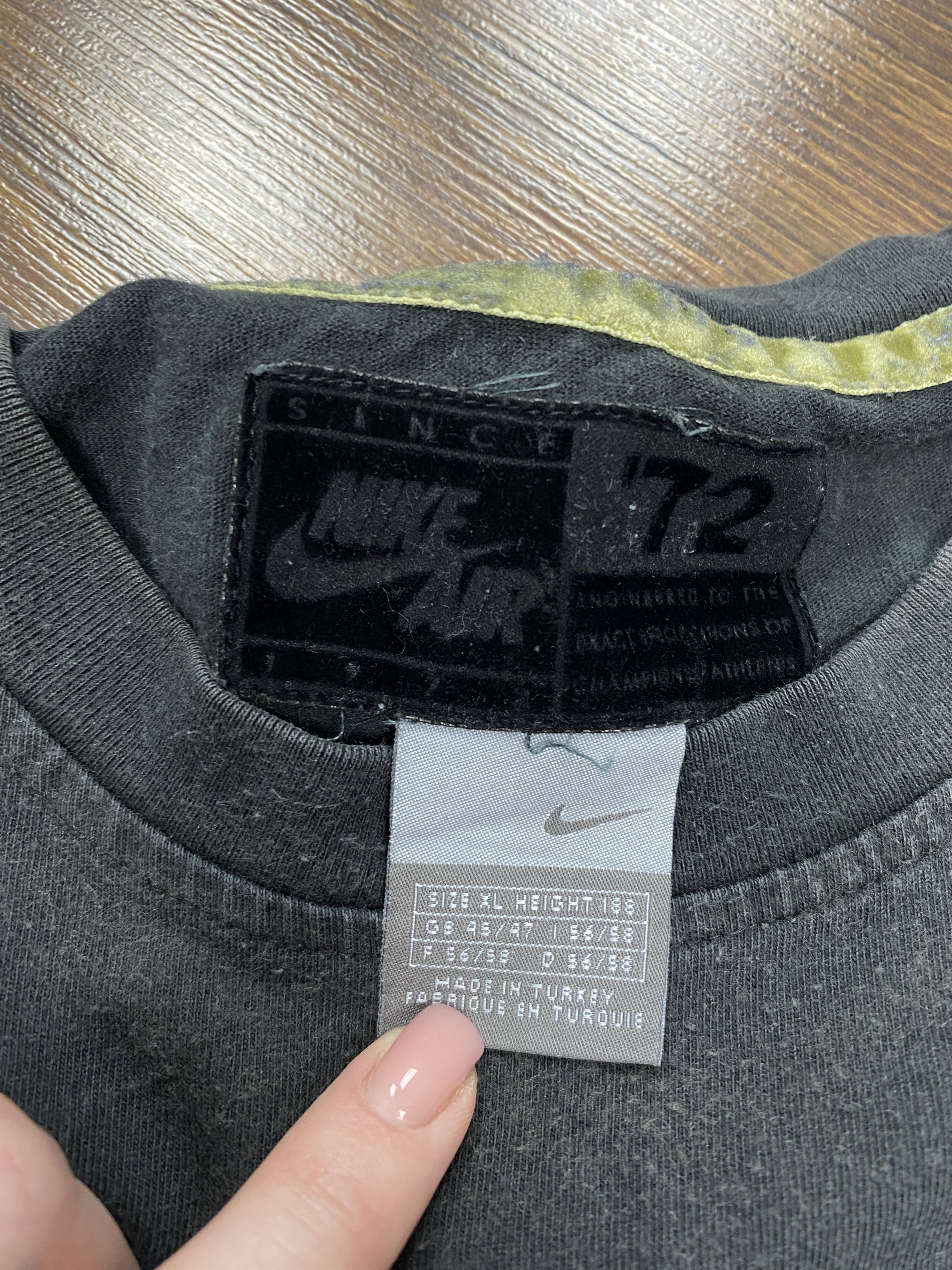Nike × Vintage Nike Air 72 vintage crew neck t-shirt Size US XL / EU 56 / 4 - 5 Thumbnail