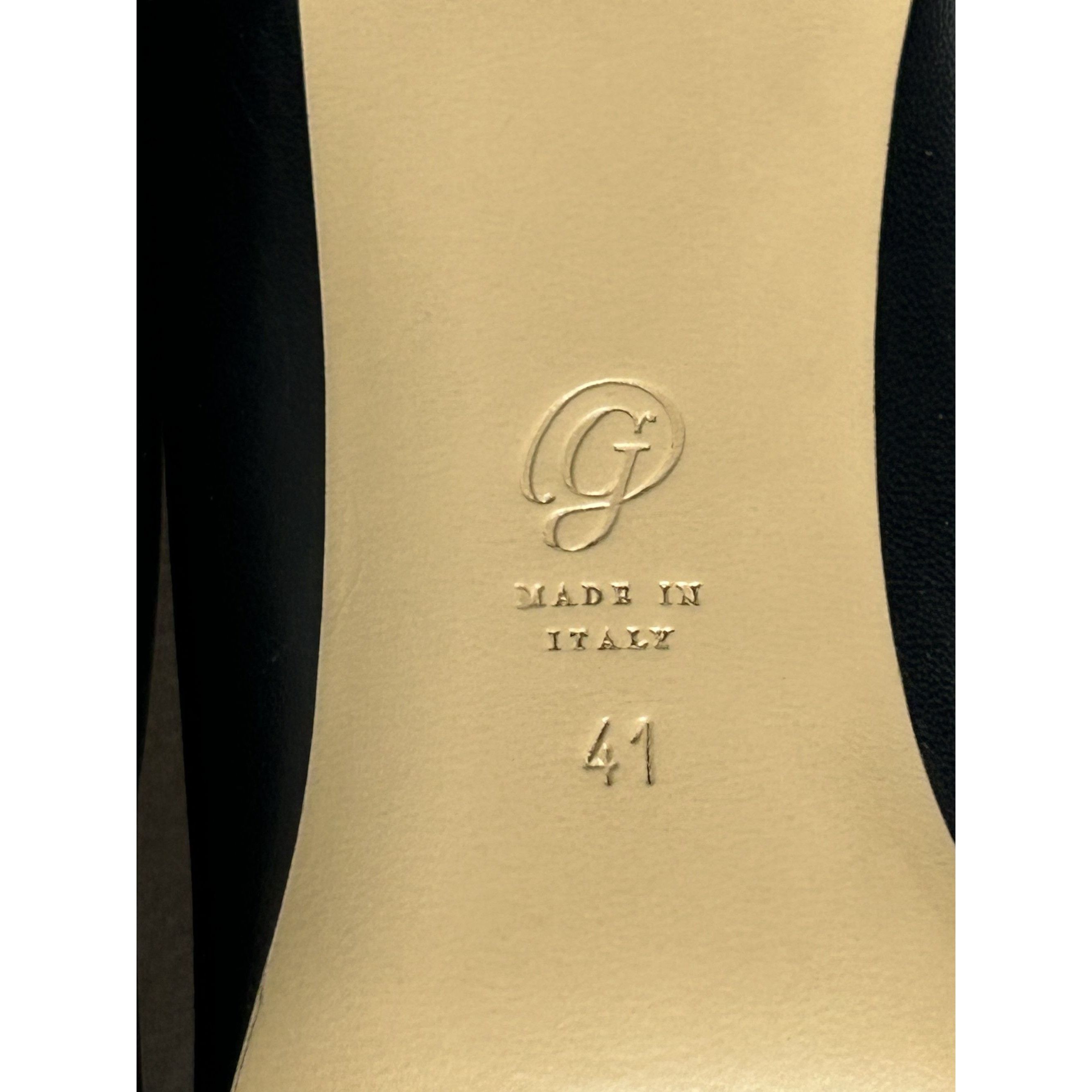 M.Gemi M. Gemi Esatto Nappa Leather 90mm Stiletto Pump in Black - S Size US 11 / IT 41 - 8 Thumbnail