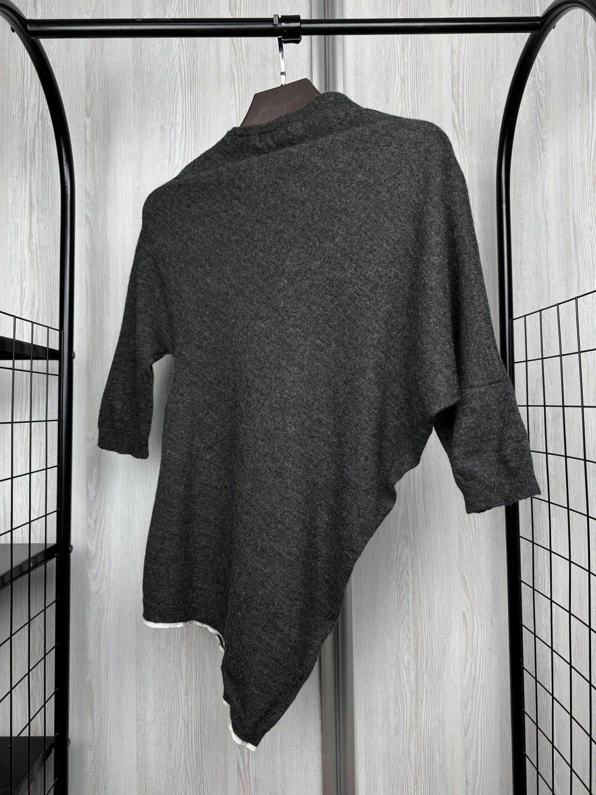 Y's Y's by Yohji Yamamoto Asymmetrical Wool Sweater Size S / US 4 / IT 40 - 8 Thumbnail