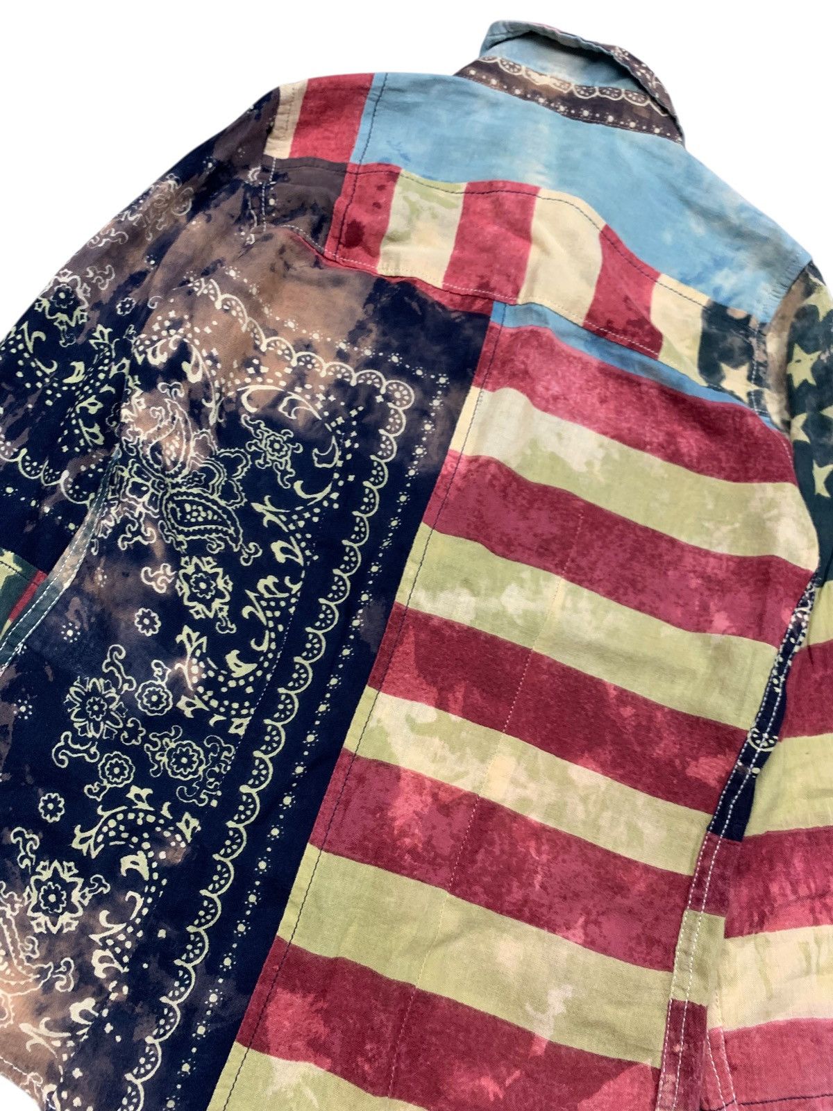 Denim & Supply Ralph Lauren Y2k denim&supply ralph lauren Pacth work silk american flag Size XXS / US 00 / IT 34 - 5 Thumbnail