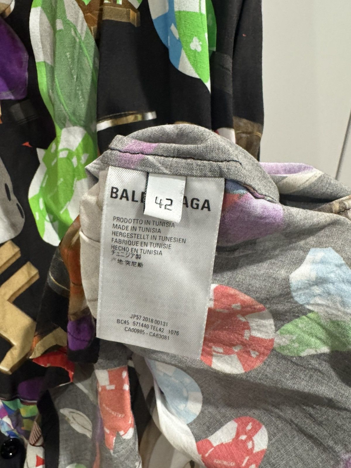 Balenciaga Balenciaga Casino Shirt Size US XXL / EU 58 / 5 - 5 Thumbnail
