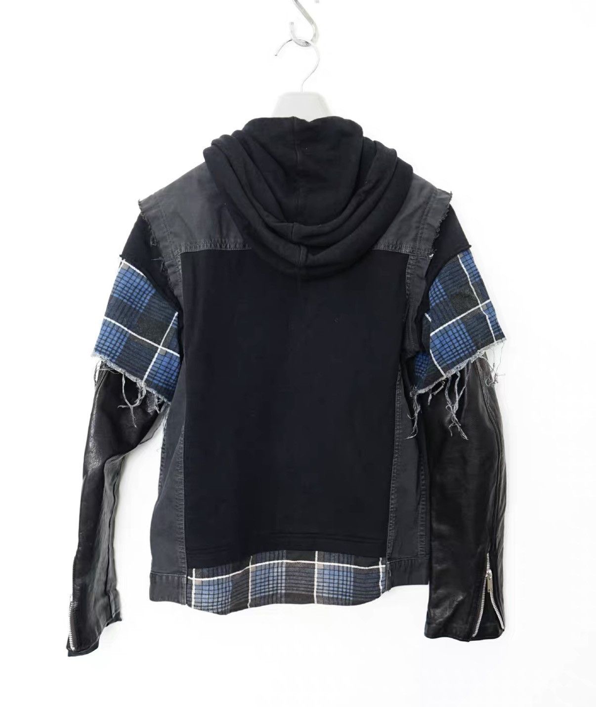Undercover Undercover Denim Jacket with Leather Sleeves Size US M / EU 48-50 / 2 - 6 Thumbnail