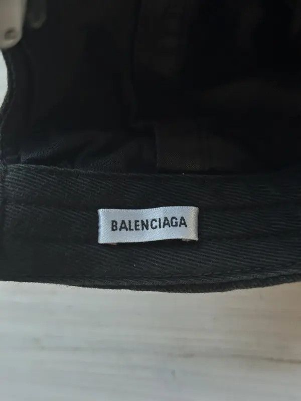 Balenciaga Balenciaga Diagonal Logo Embroidered Cap Size ONE SIZE - 4 Thumbnail