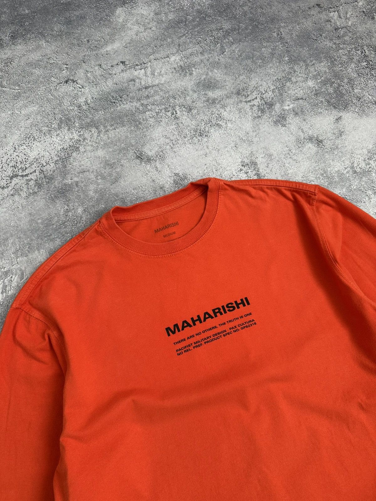 Maharishi Maharishi Japanese Centre Logo Long Sleeve Organic tee Size US M / EU 48-50 / 2 - 5 Thumbnail