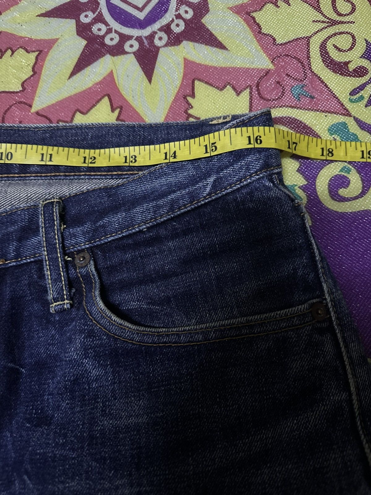 Japanese Brand Vintage Blue Way Jeans Size US 32 / EU 48 - 19 Thumbnail