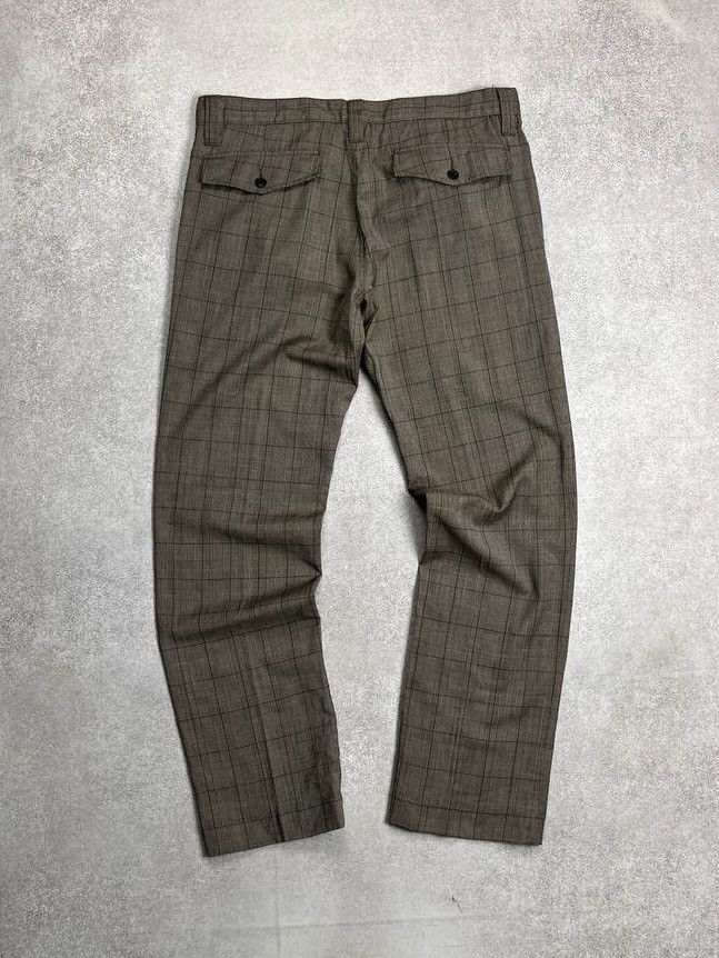 Designer Vintage Dolce & Gabbana Brown Virgin Wool Pants 50 Size US 34 / EU 50 - 3 Thumbnail