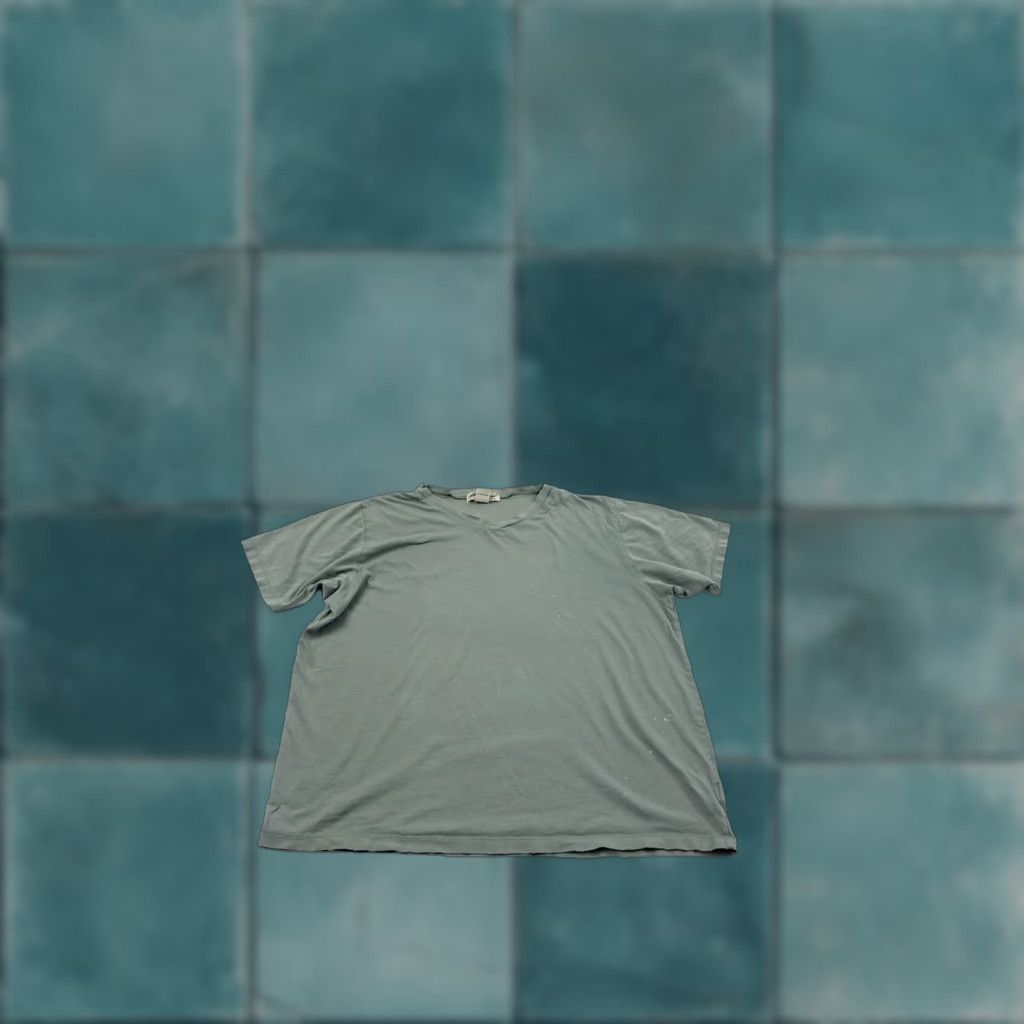 Eddie Bauer Vintage Eddie Bauer Women’s T-Shirt Large Green Short Sleeve V-Neck Cotton Casual Top Size L / US 10 / IT 46 - 1 Thumbnail