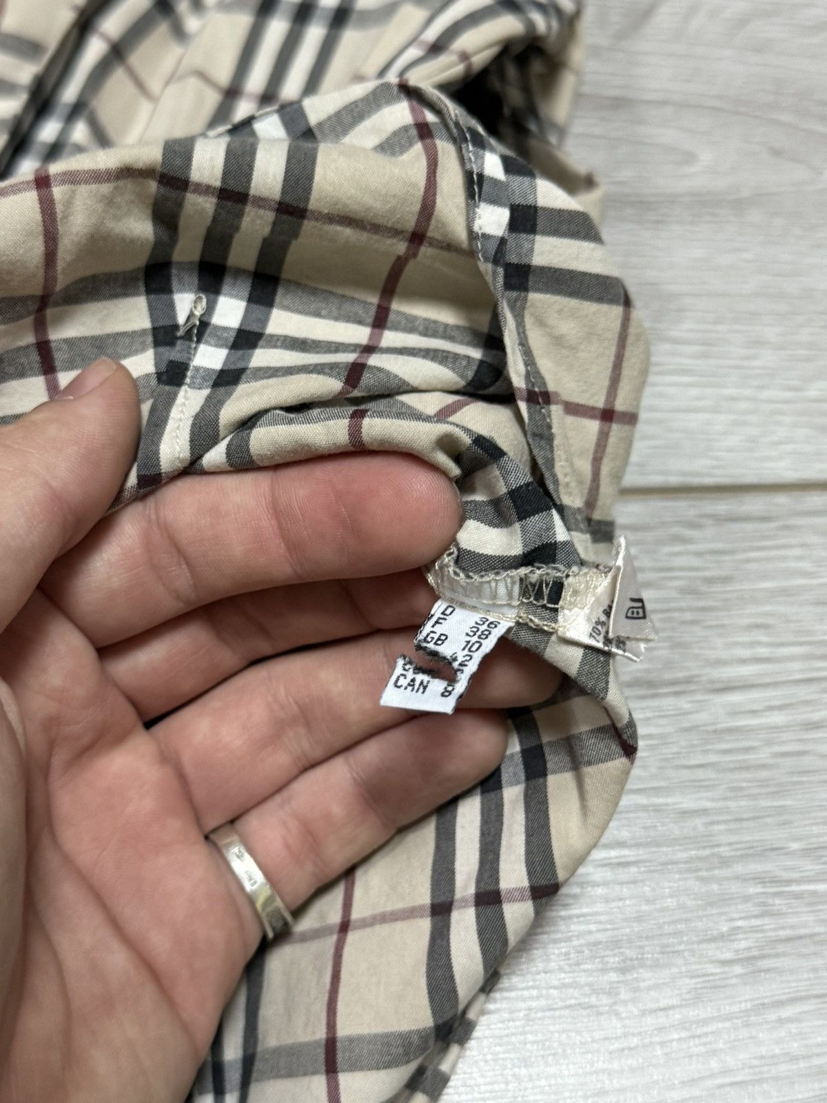 Burberry Burberry shirt buttons nova check Size M / US 6-8 / IT 42-44 - 7 Thumbnail