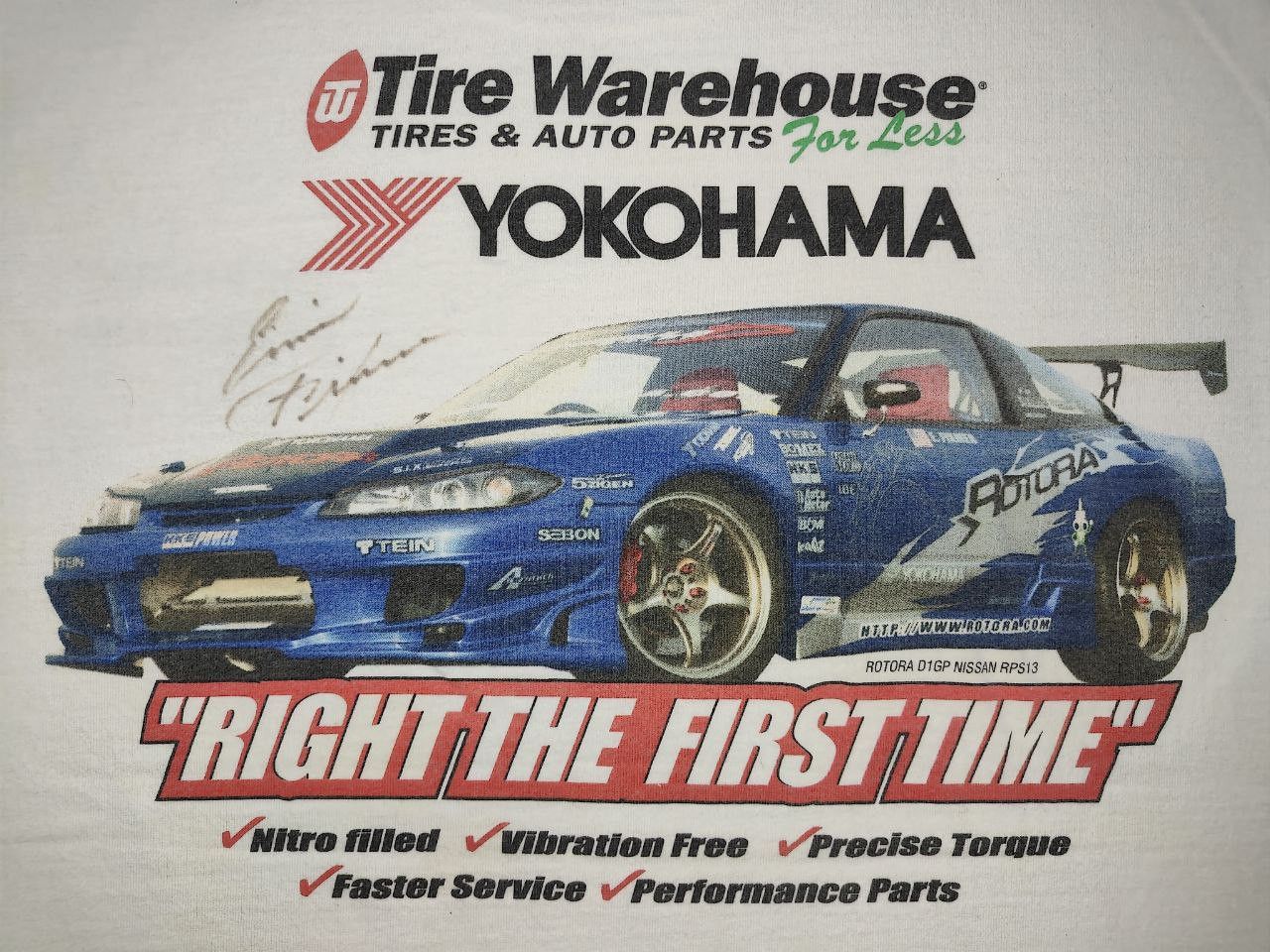 NASCAR Vintage Nissan RPS13 Yokohama T Size US M / EU 48-50 / 2 - 4 Thumbnail