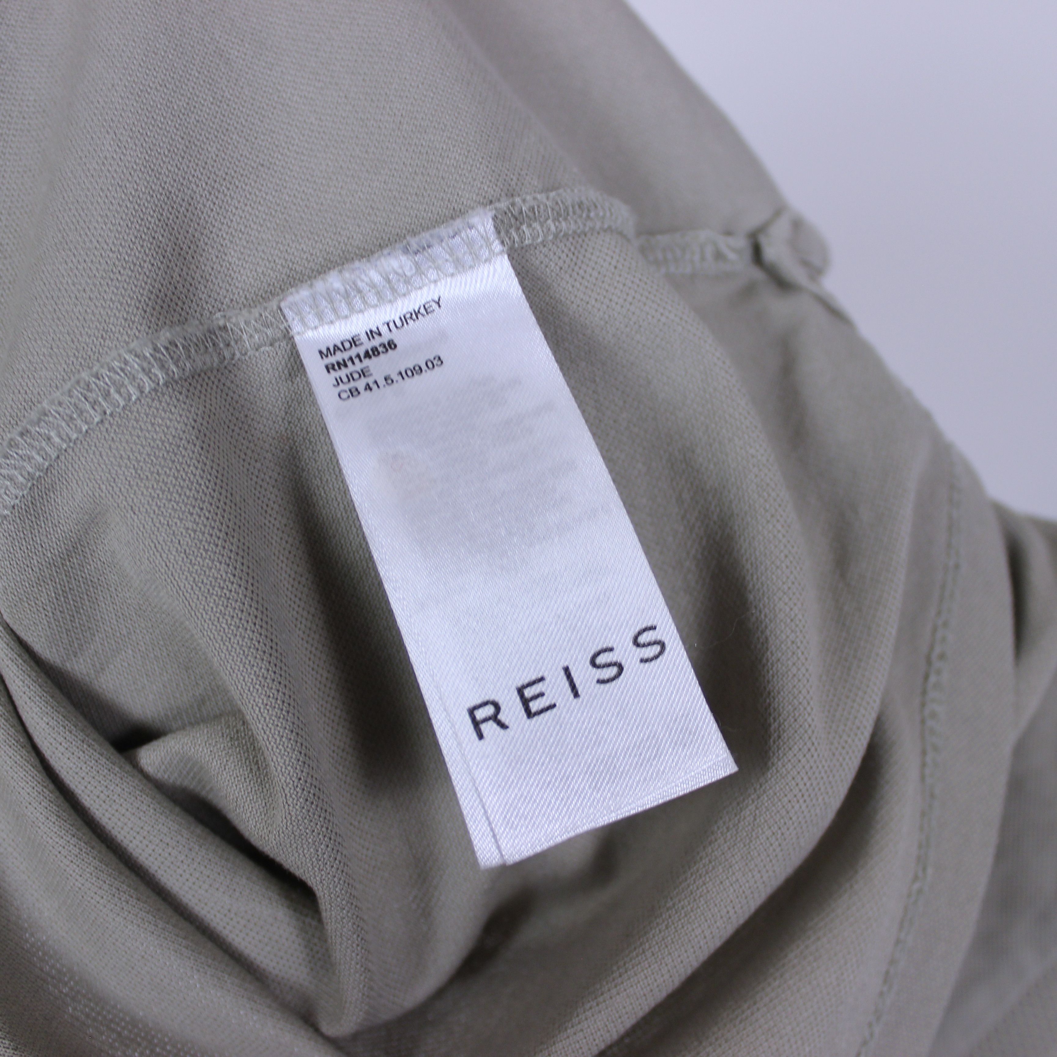Reiss Reiss polo shirt men M zip 3/4 beige Size US M / EU 48-50 / 2 - 6 Thumbnail