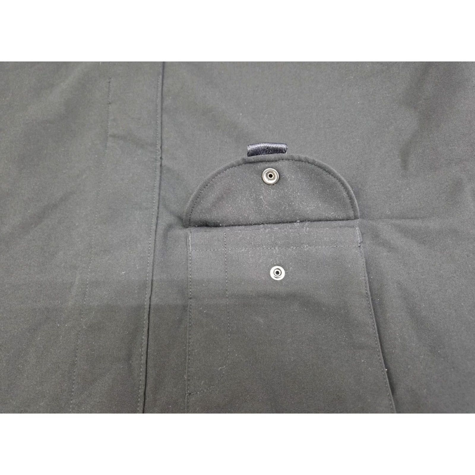 Vintage Figs Scrub Top Womens XS Black Short Sleeve Snap 1000070 #7970 Size XS / US 0-2 / IT 36-38 - 7 Thumbnail