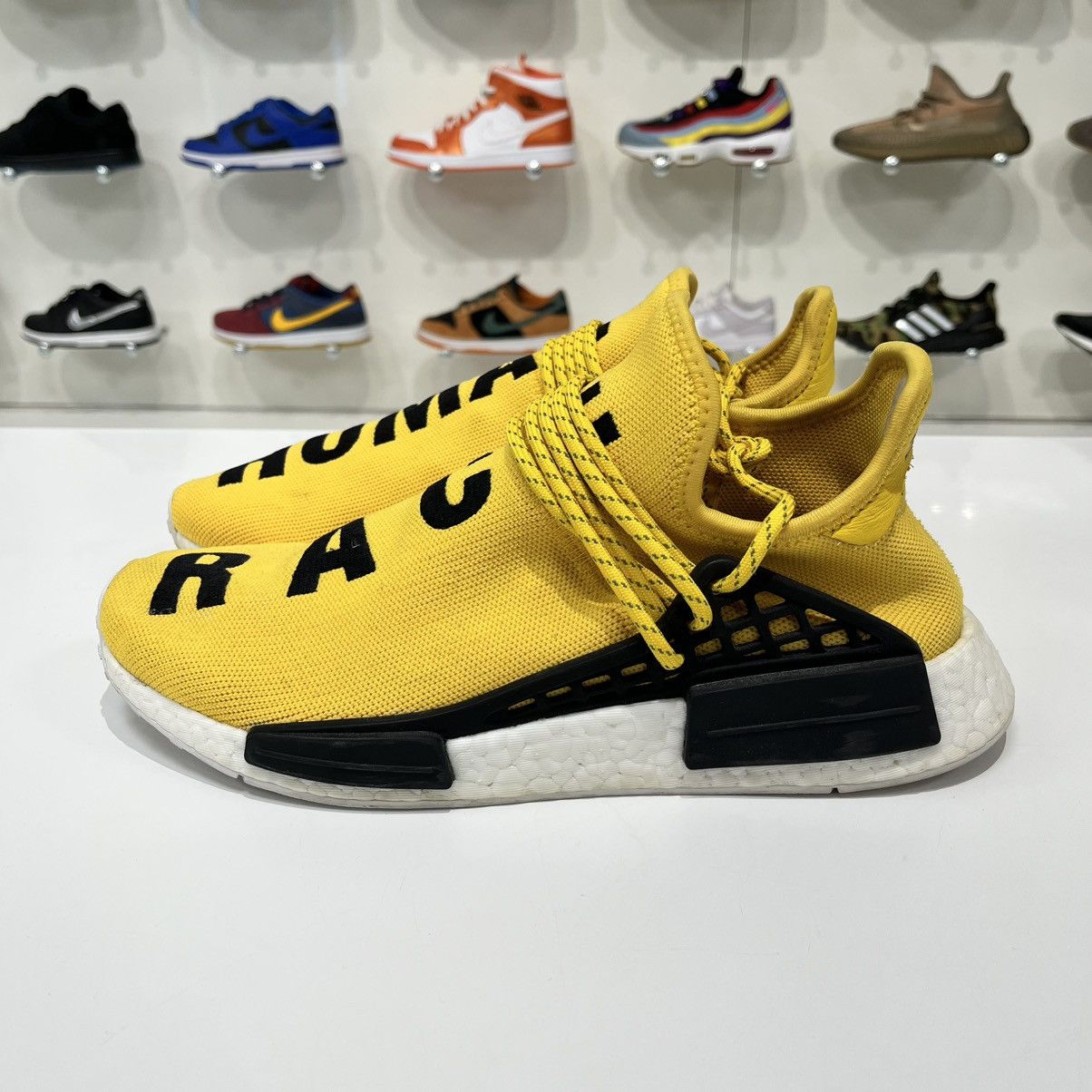 Adidas × Humanrace × Pharrell Adidas NMD HU Pharrell Human Race Yellow Size US 9.5 / EU 42-43 - 2 Thumbnail