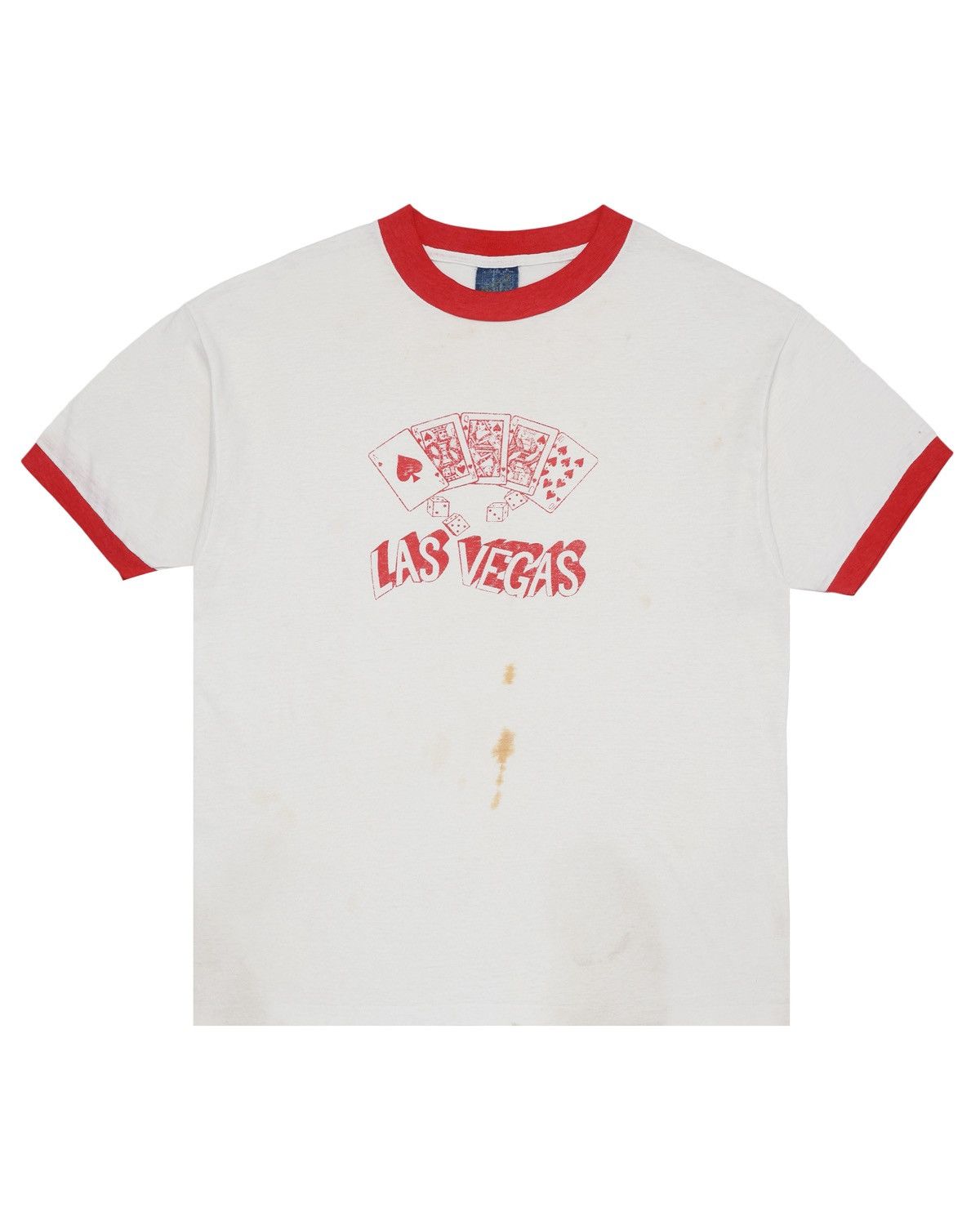 Vintage Las vegas poker Ringer Tee Size US XL / EU 56 / 4 - 1 Thumbnail