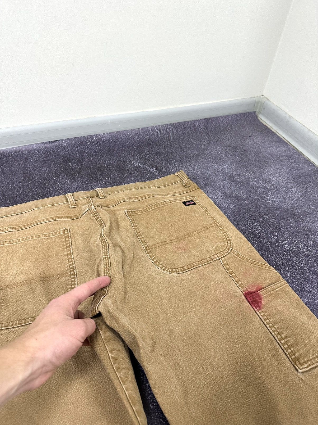 Dickies Vintage Dickies Cargo Carpenter USA Baggy Hype Work Pants Size US 38 / EU 54 - 5 Thumbnail