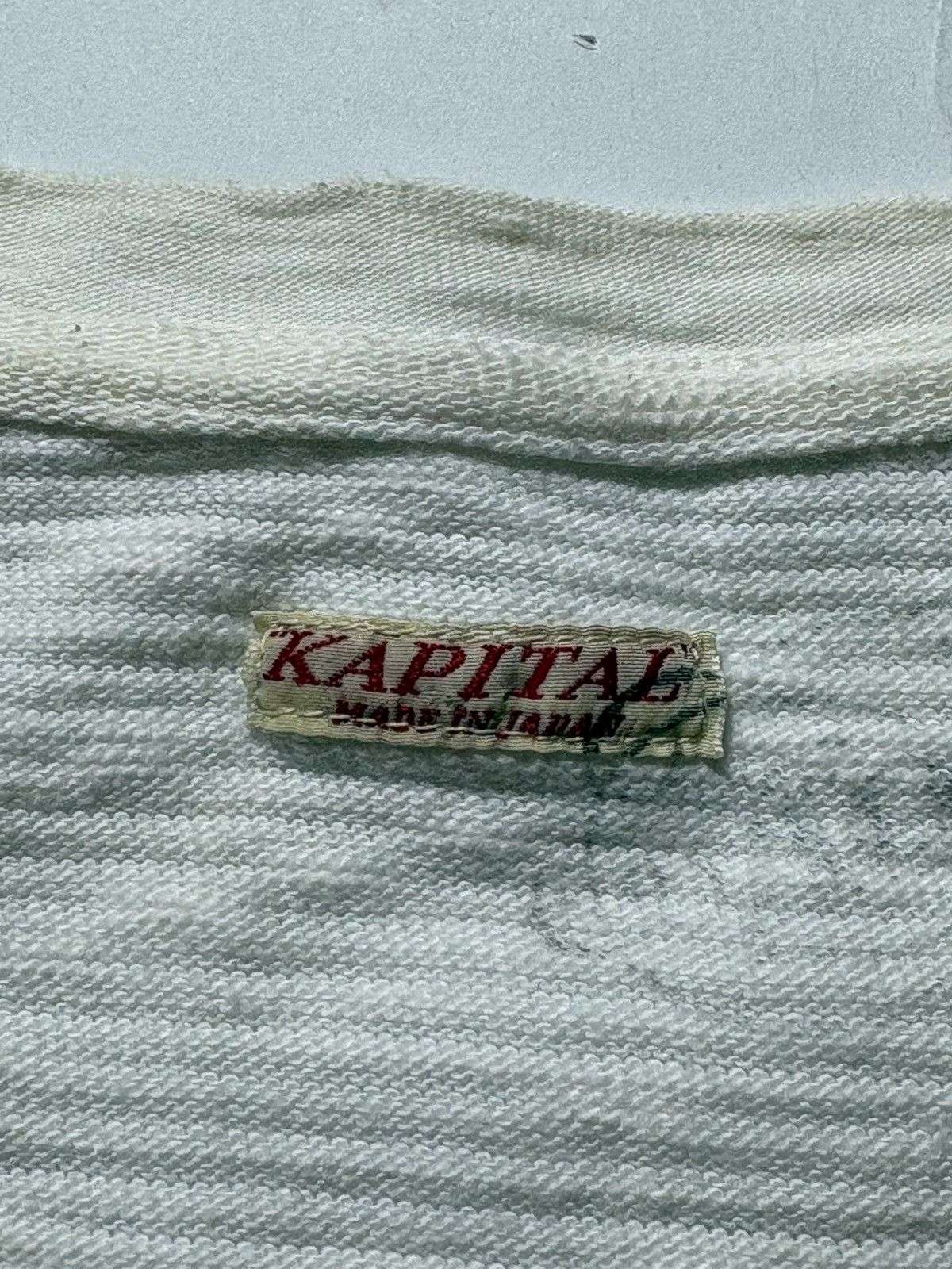 Kapital 00’S RARE KAPITAL LEATHER FRINGE POCKET TEE Size XS / US 0-2 / IT 36-38 - 4 Thumbnail