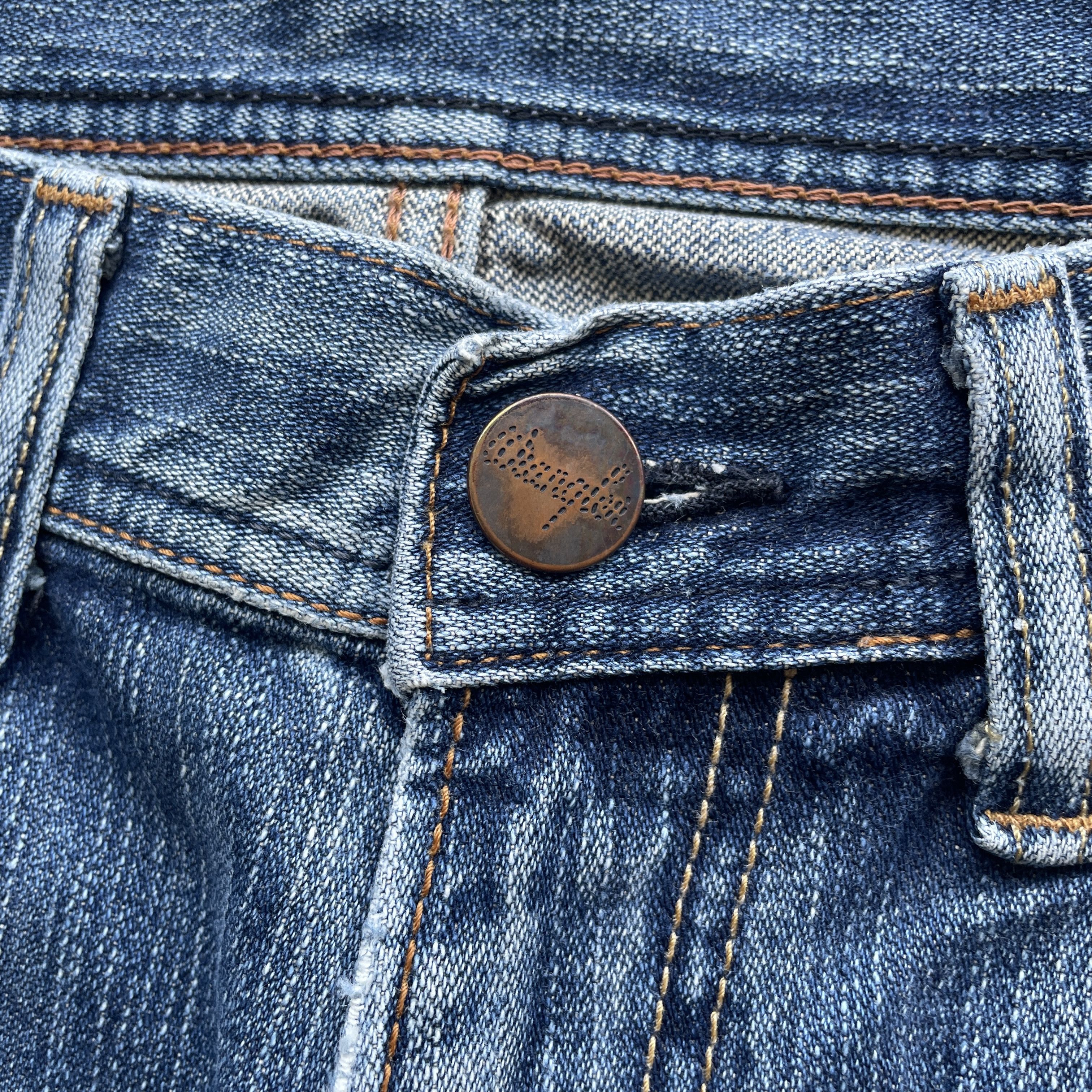 Vintage × Wrangler VINTAGE WRANGLER DISTRESSED FLARE FADED BOOTCUT JEANS PANTS Size US 31 - 6 Thumbnail