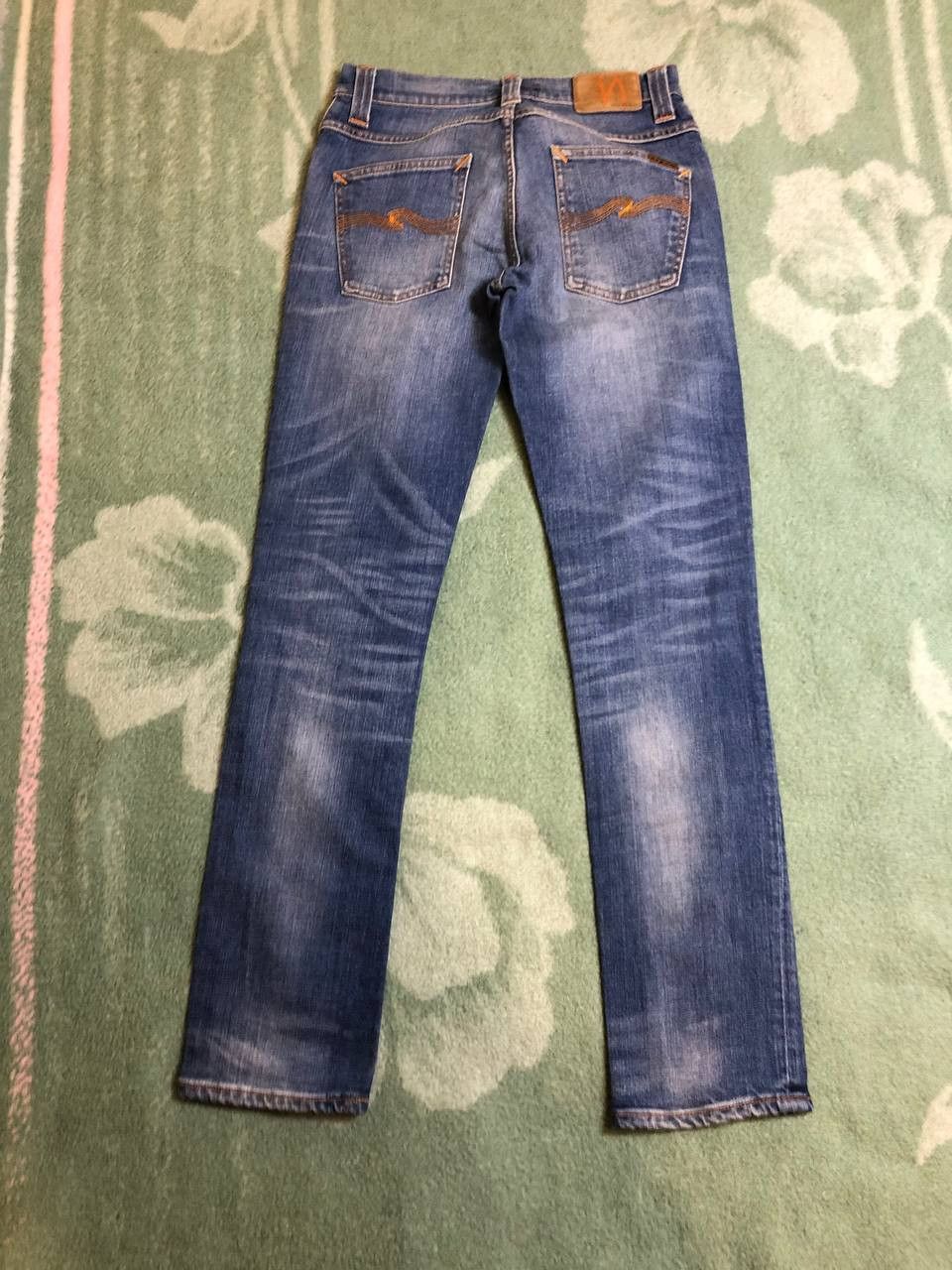 Nudie Jeans Neuw Mens Jeans Denim Straight Leg Wash Pockets Size US 28 / EU 44 - 14 Thumbnail