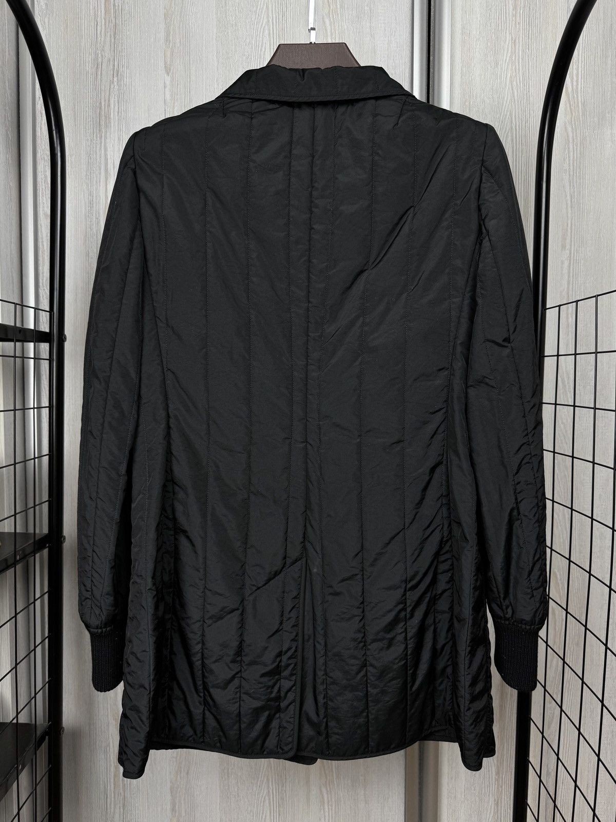 Akris Akris nylon wool black quilted coat jacket size US 8 Size M / US 6-8 / IT 42-44 - 7 Thumbnail