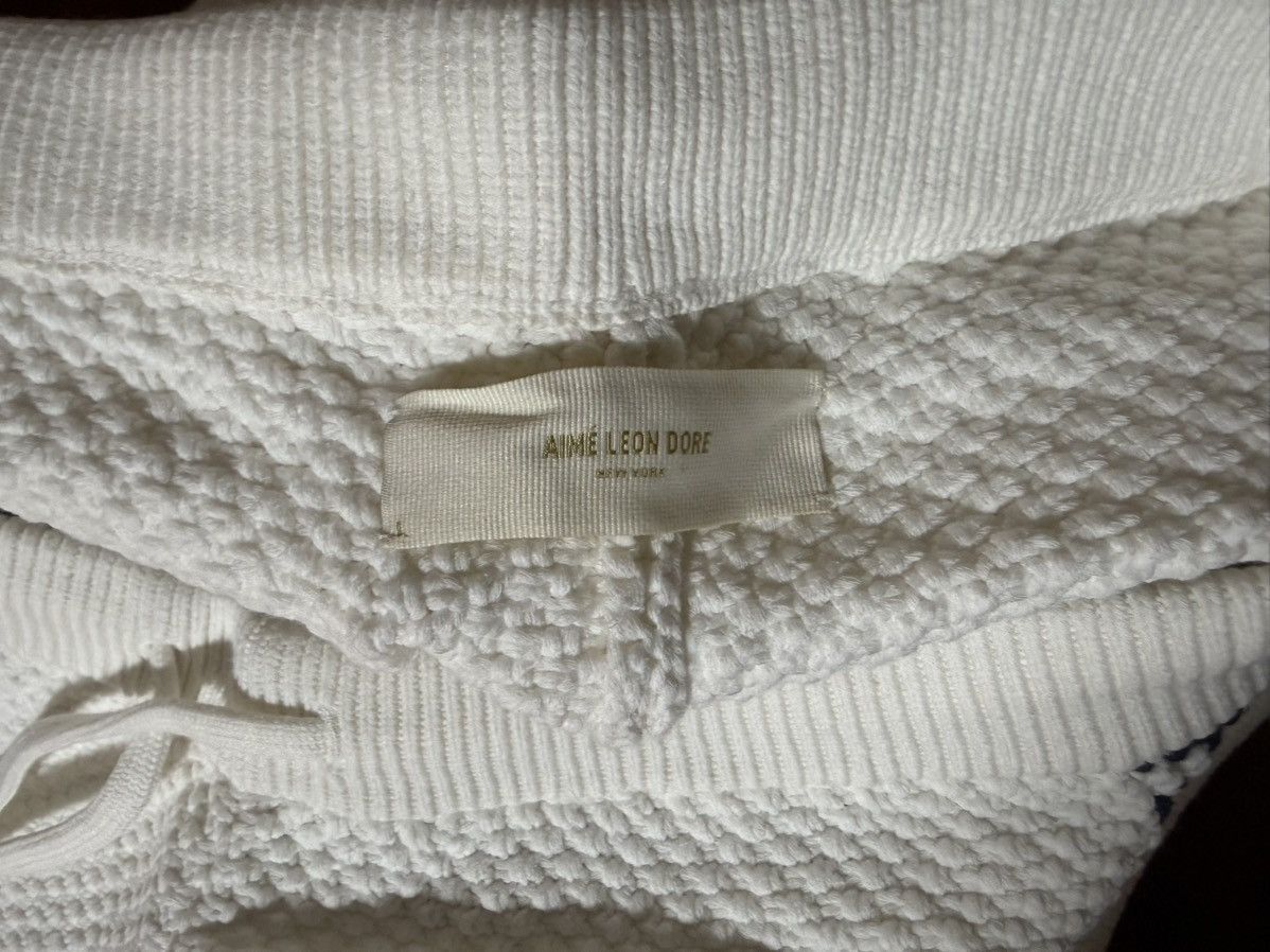 Aime Leon Dore Aime Leon Dore Fisherman Knit Short Bright White Size Large Size US 34 / EU 50 - 5 Thumbnail