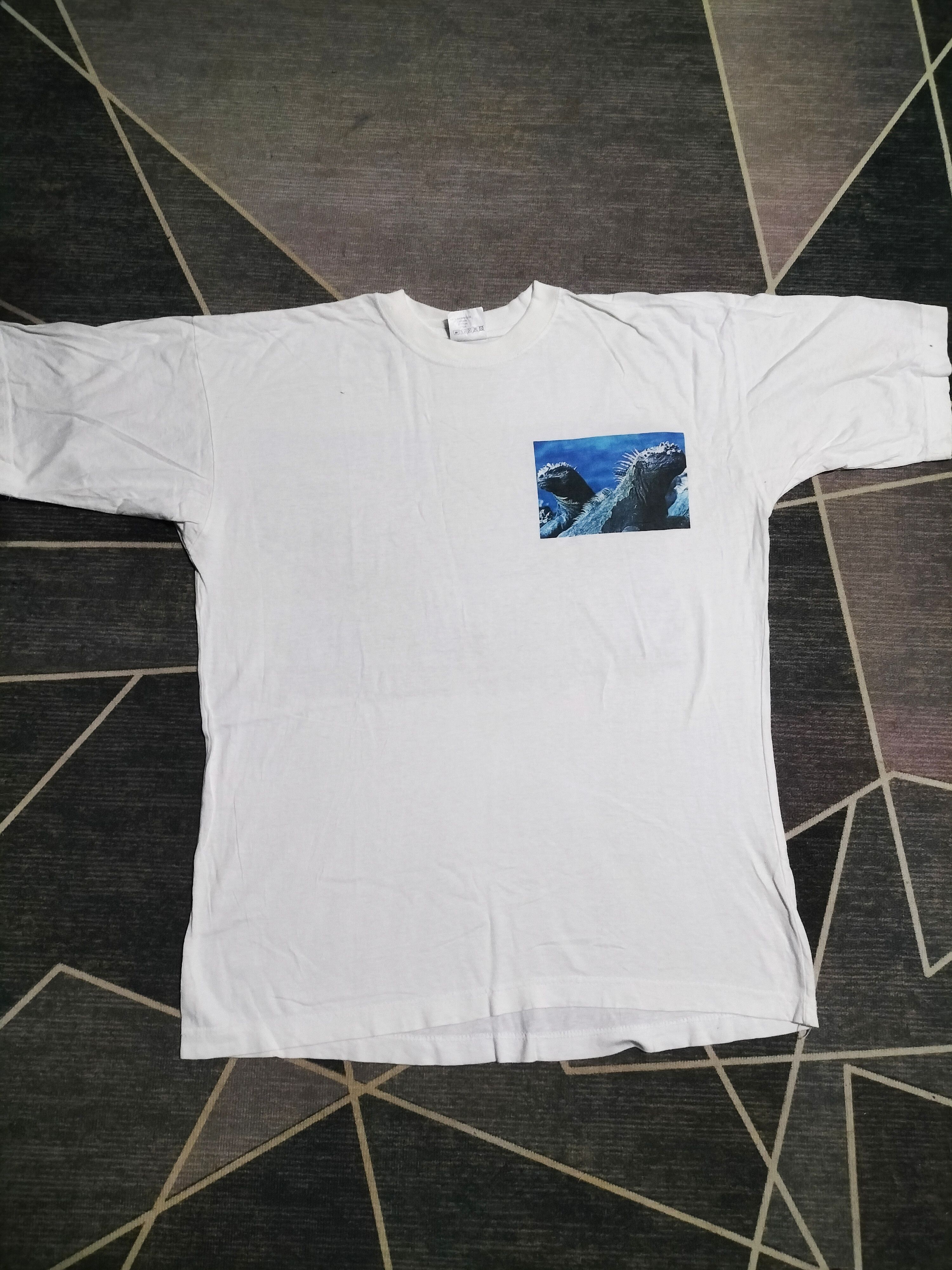Vintage Vintage Godzilla Arts movie fashion cotton thin Size US XL / EU 56 / 4 - 3 Thumbnail