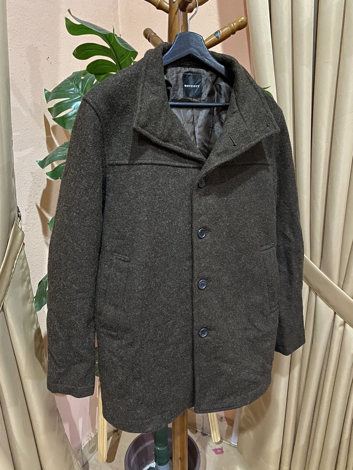 Boycott Boycott Japanese Made 100% Wool Coat - Minimalist Outerwear Size US M / EU 48-50 / 2 - 2 Thumbnail