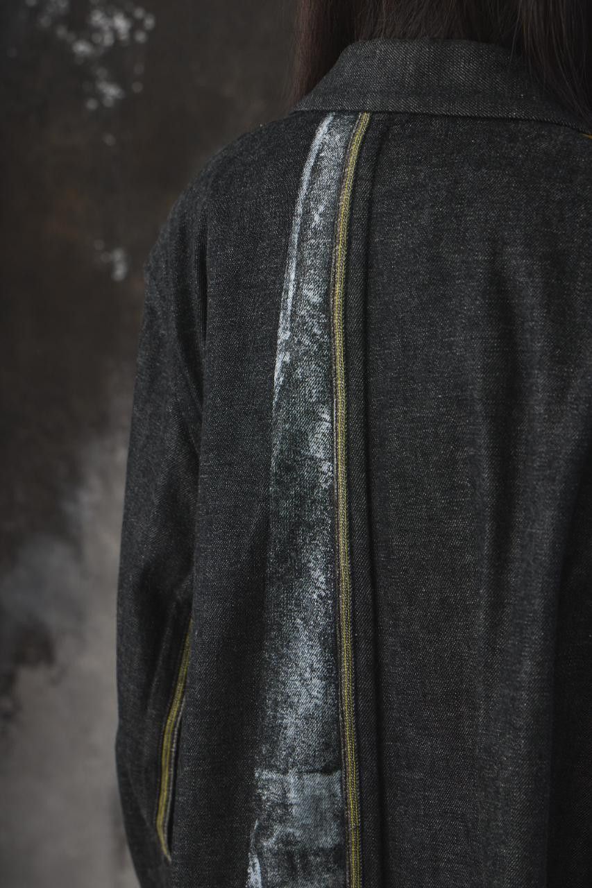 SHINYAKOZUKA Shinya Kozuka Hand-Painted Long Cotton Coat Size US S / EU 44-46 / 1 - 5 Thumbnail
