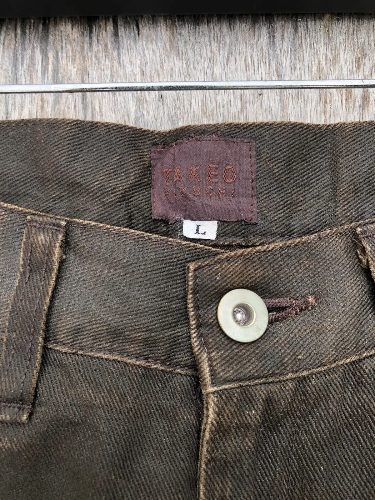 Designer × Takeo Kikuchi Japanesebrand Faded Jeans TAKEO KIKUCHI 4 Pocket Pants Size US 30 / EU 46 - 7 Thumbnail