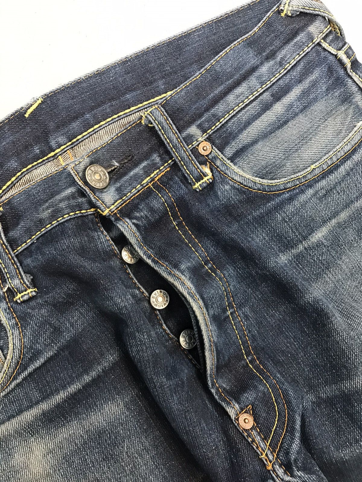 Evisu Rare Vintage Evisu salvage straight fit denim Size US 34 / EU 50 - 8 Thumbnail