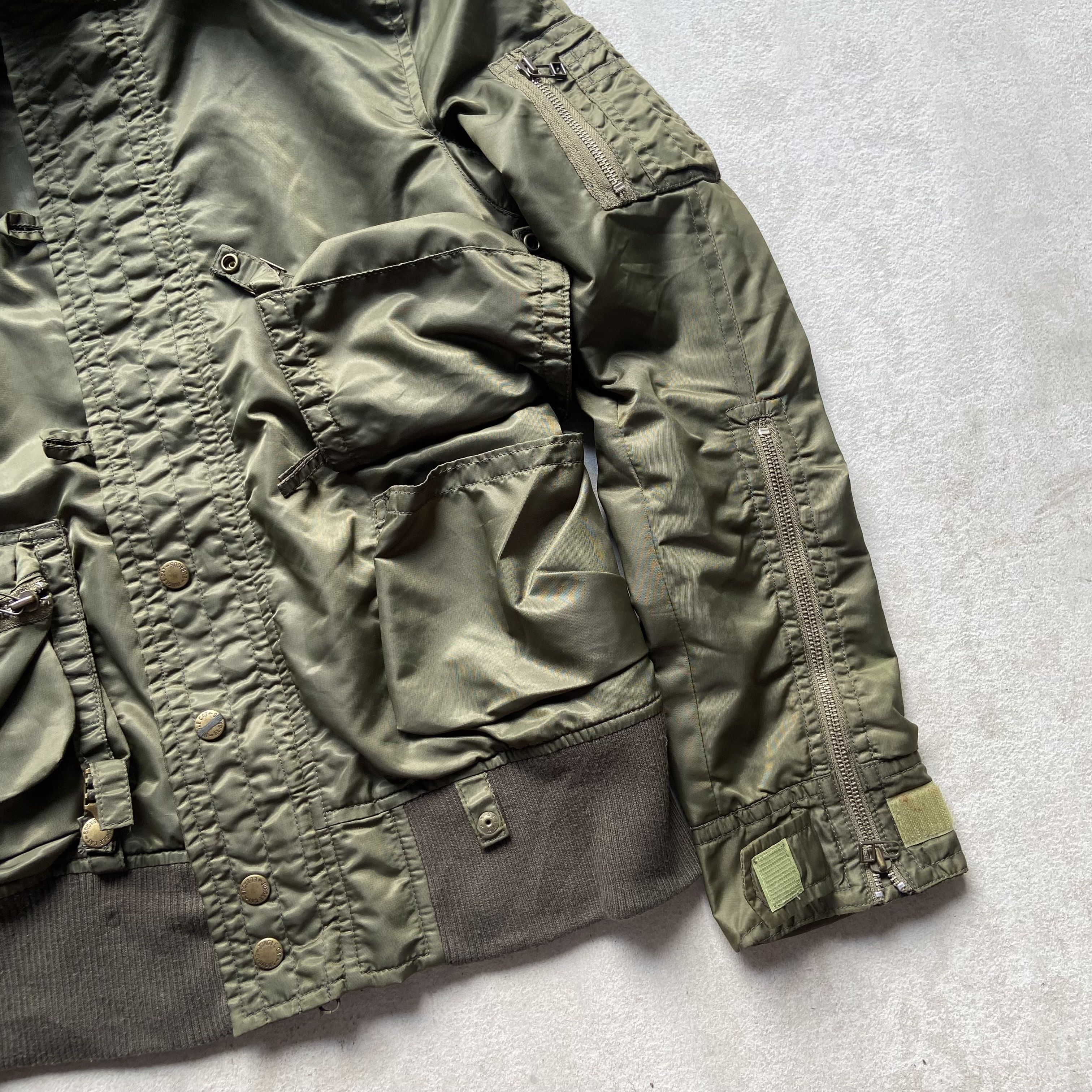 Le Grande Bleu (L.G.B.) Jungle Cat Raccoon Fur Jacket Ifsixwasnine lgb style Size US M / EU 48-50 / 2 - 6 Thumbnail