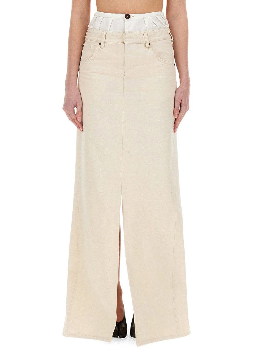 Maison Margiela MAISON MARGIELA "ANONYMITY OF THE LINING" SKIRT - BE (IT 40) Size 40" / US 18 - 1 Thumbnail