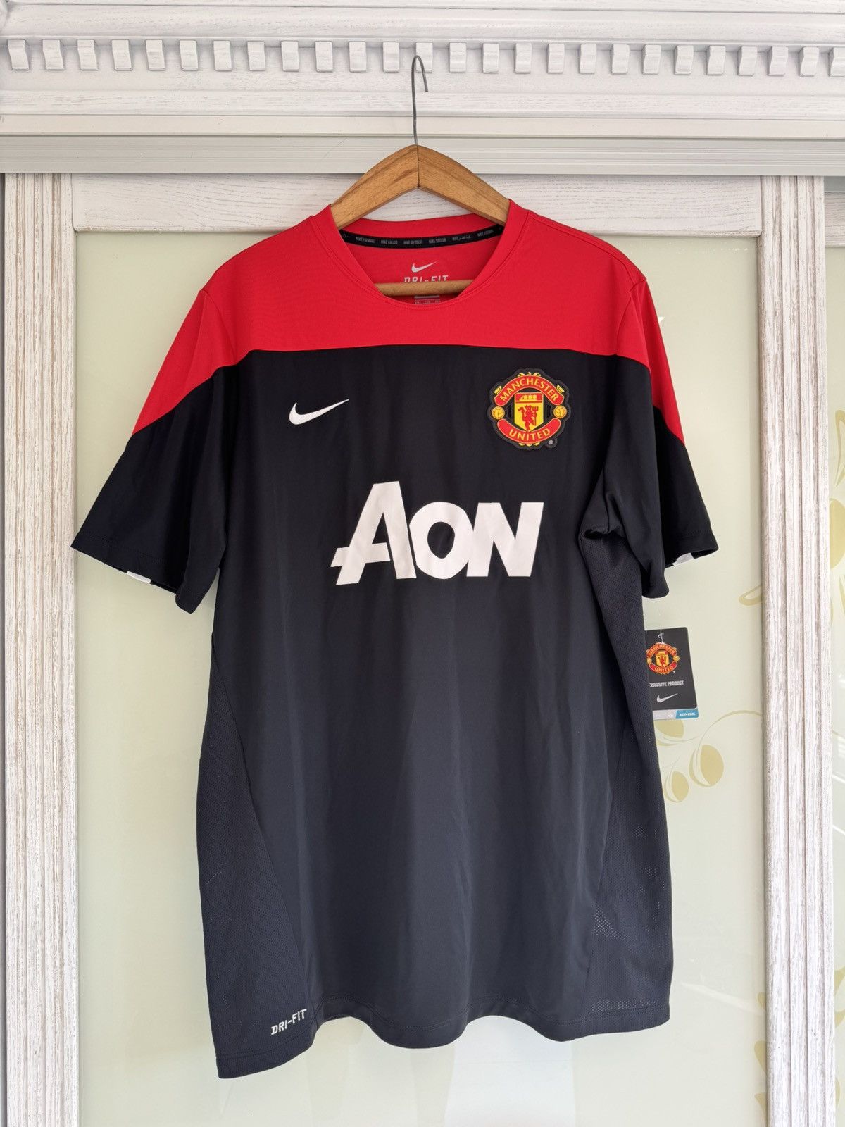 Nike BNWT Manchester United 2014-2015 Soccer Training Jersey Kit Size US XXL / EU 58 / 5 - 1 Thumbnail