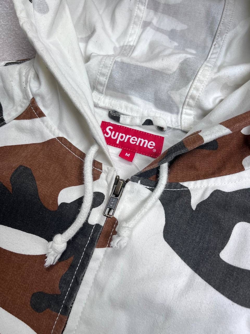 Supreme Supreme FW16 Cow Camo Twill Zip Parka Jacket Medium Size US M / EU 48-50 / 2 - 4 Thumbnail