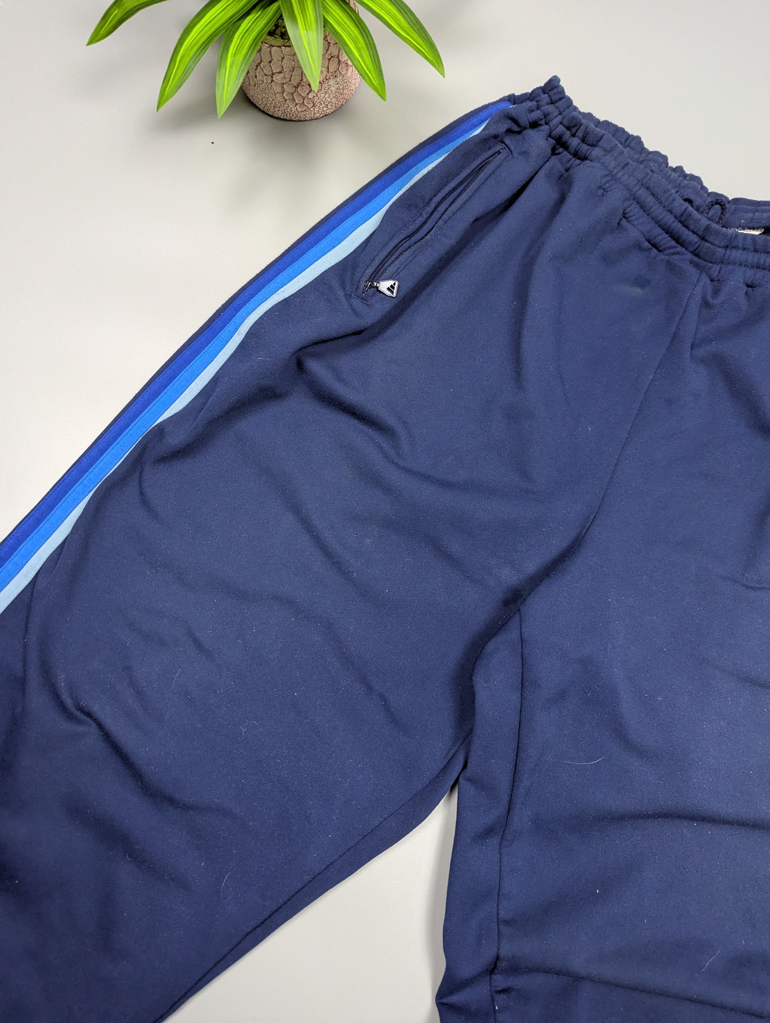 Adidas Adidas Vintage 80s 90s Men’s Navy Blue Tracksuit Size US XXL / EU 58 / 5 - 16 Thumbnail