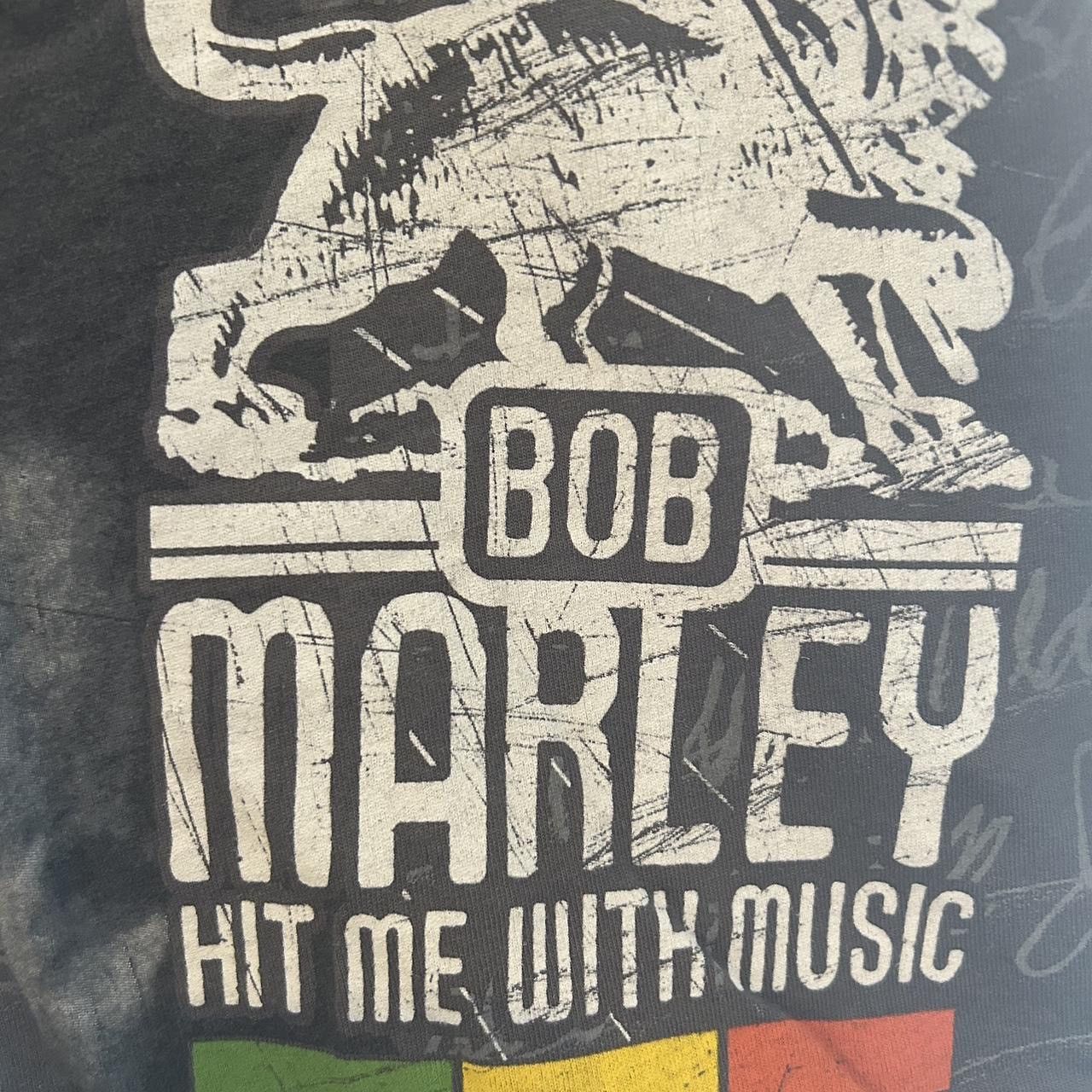 Vintage Bob Marley Hit Me With Music Frey T-shirt #reggae Size US L / EU 52-54 / 3 - 2 Thumbnail