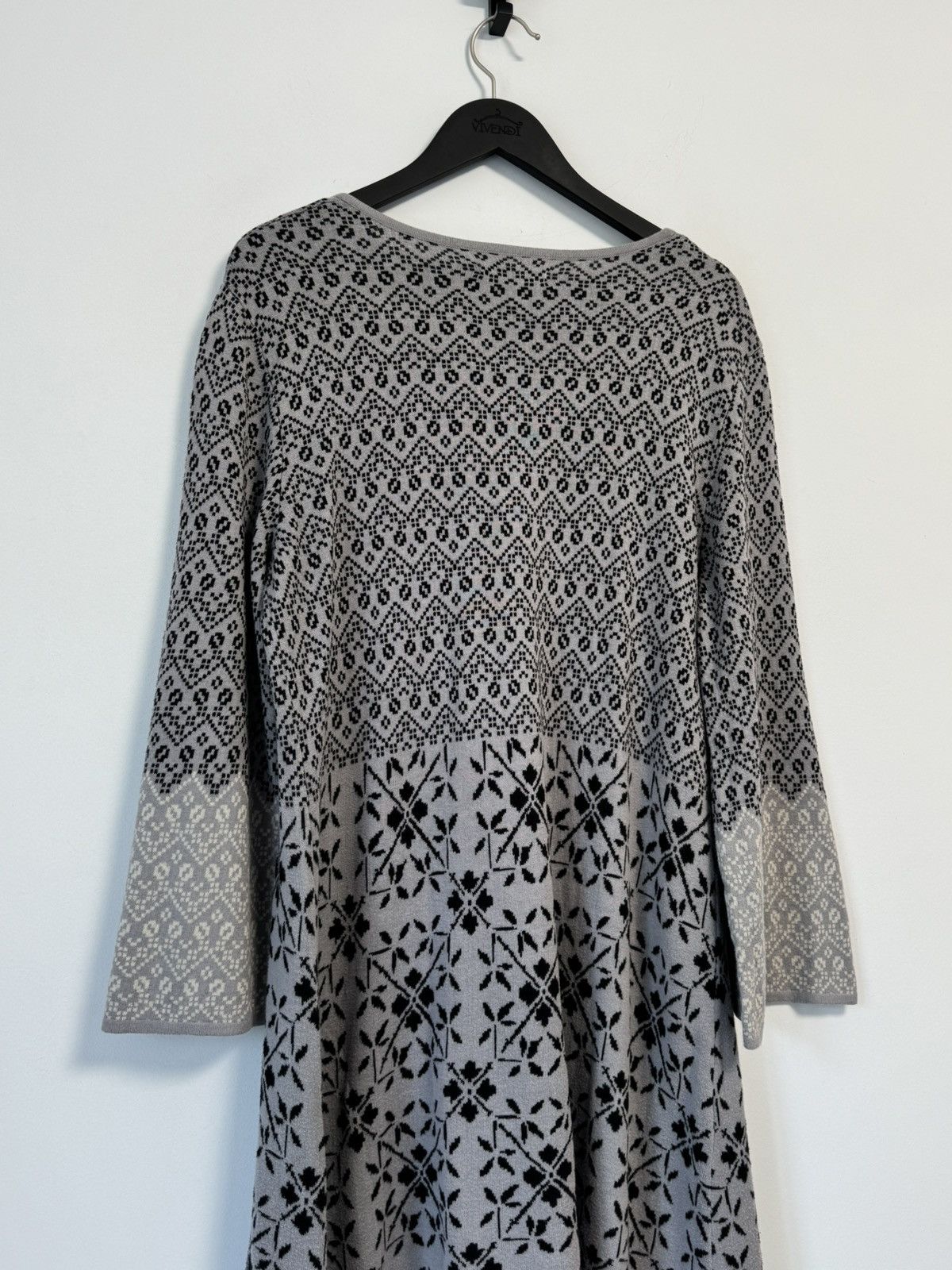 Gudrun Sjoden Gudrun Sjoden Knitted Cotton All Over Printed Midi Dress Size XL / US 12-14 / IT 48-50 - 12 Thumbnail
