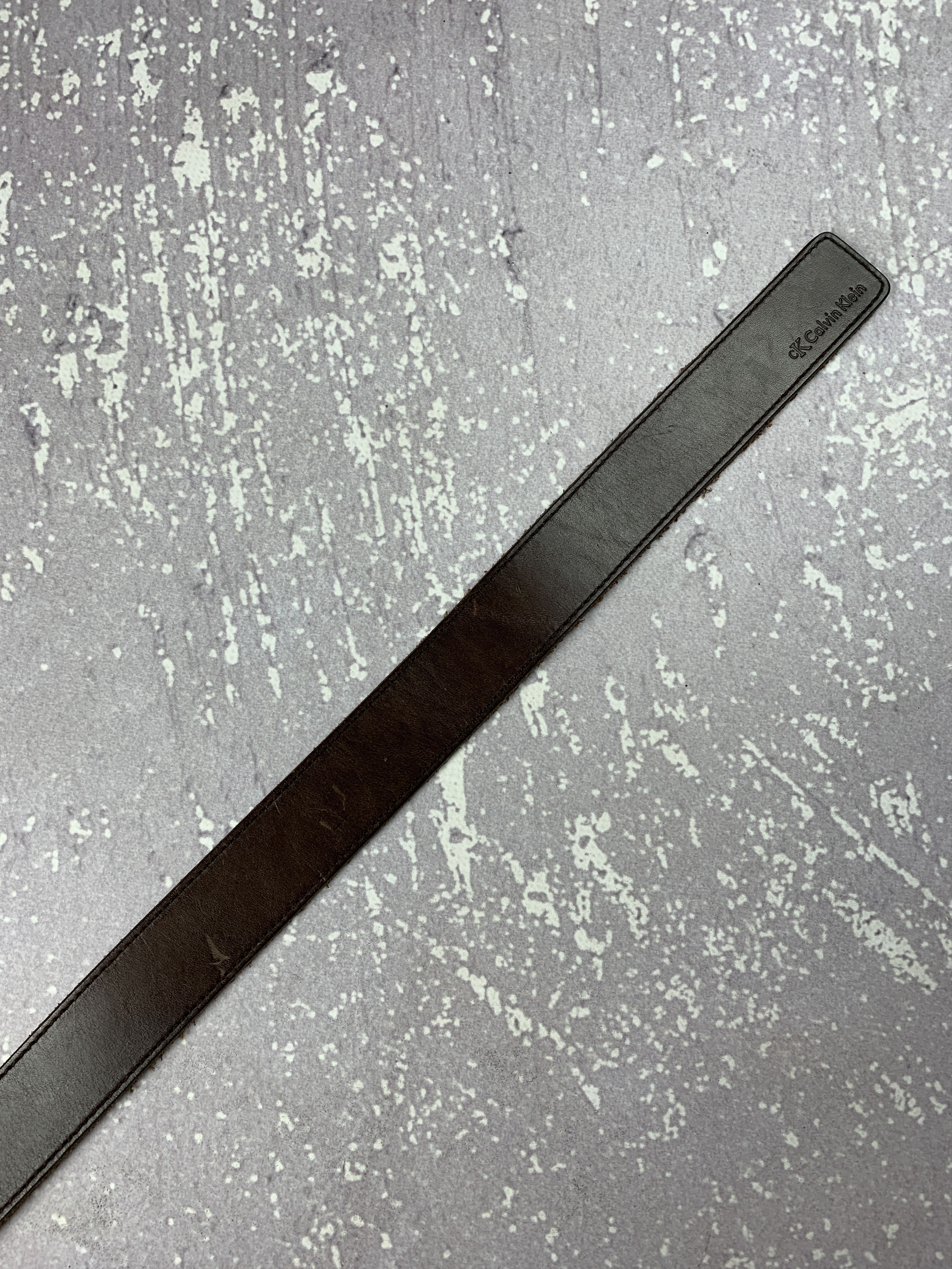 Calvin Klein Vintage Calvin Klein Unique Rare Buckle System Leather Belt Size ONE SIZE - 4 Thumbnail