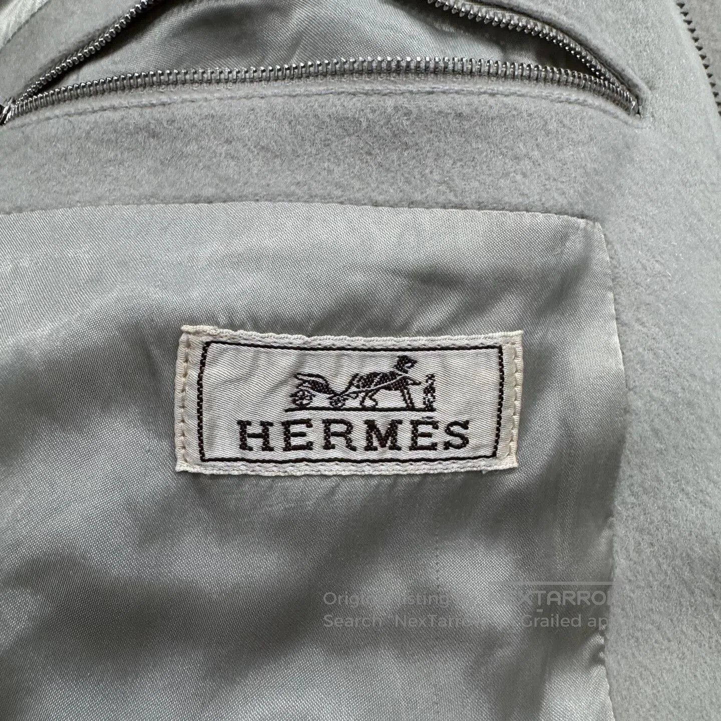 Hermes Hermes Down Jacket in Light Gray Color. Size US XL / EU 56 / 4 - 3 Thumbnail