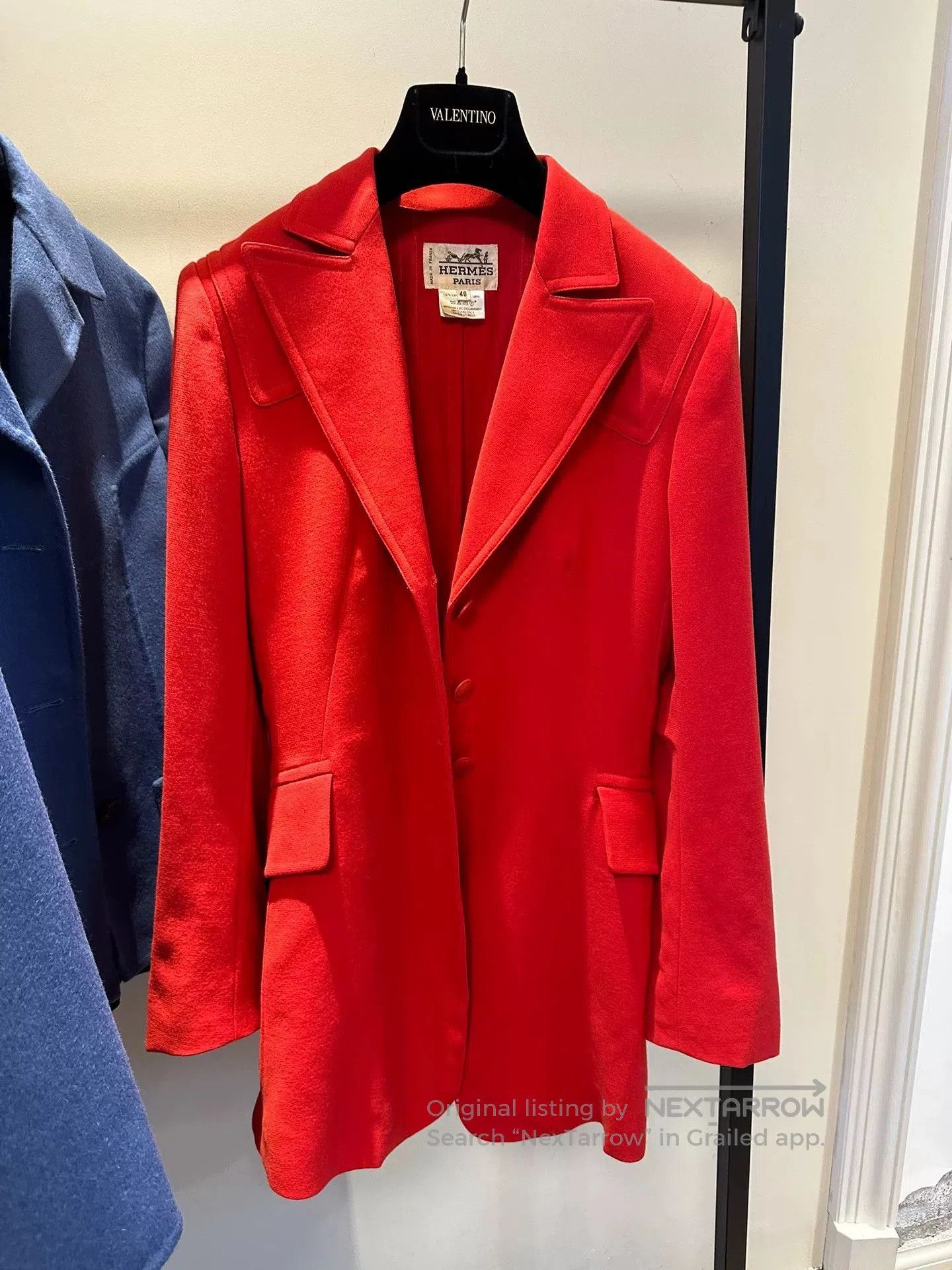 Hermes Hermès Red Wool Coat Size 40. Size US M / EU 48-50 / 2 - 2 Thumbnail