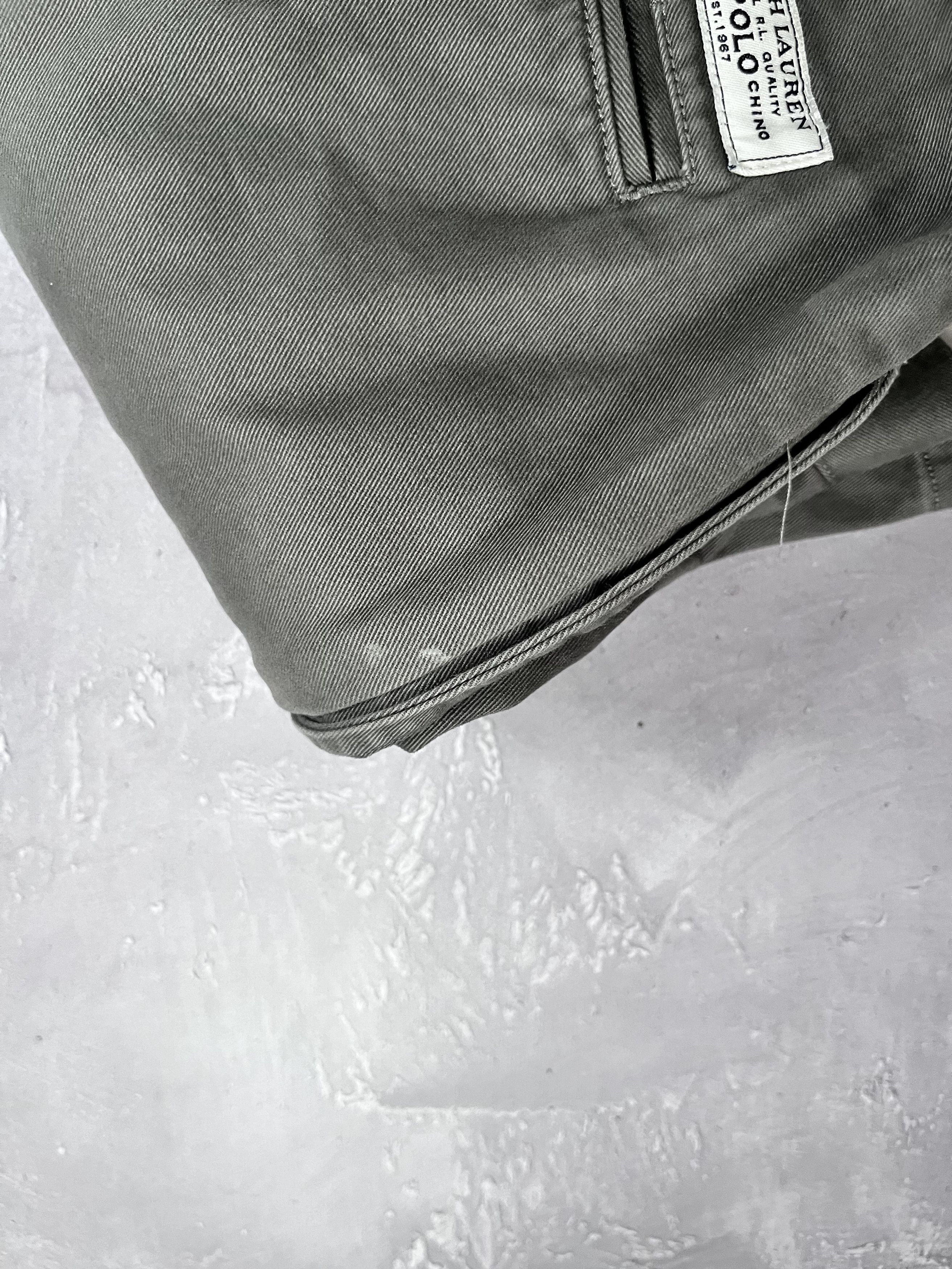 Polo Ralph Lauren Polo Ralph Lauren Classic Fit Chino Pants Gray Work Office Size US 34 / EU 50 - 9 Thumbnail