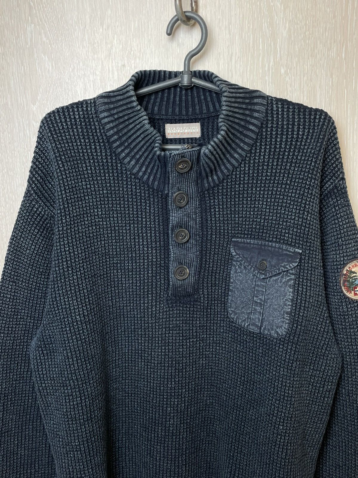 Napapijri Vintage Napapijri Knit Sweater Size US XXL / EU 58 / 5 - 2 Thumbnail