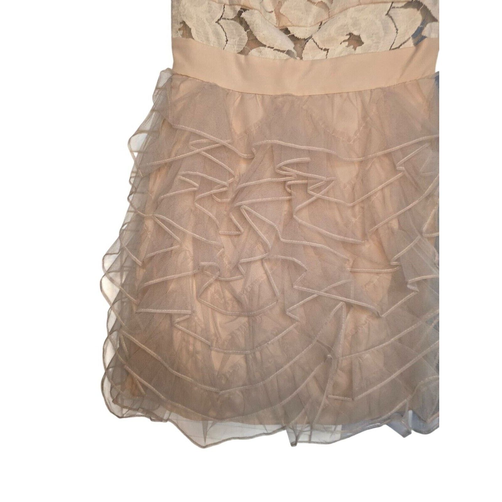 Bcbgmaxazria BCBGENERATION NATURAL TUTU VDN6P752/DC1111 DRESS SIZE 0 Size XS / US 0-2 / IT 36-38 - 4 Thumbnail